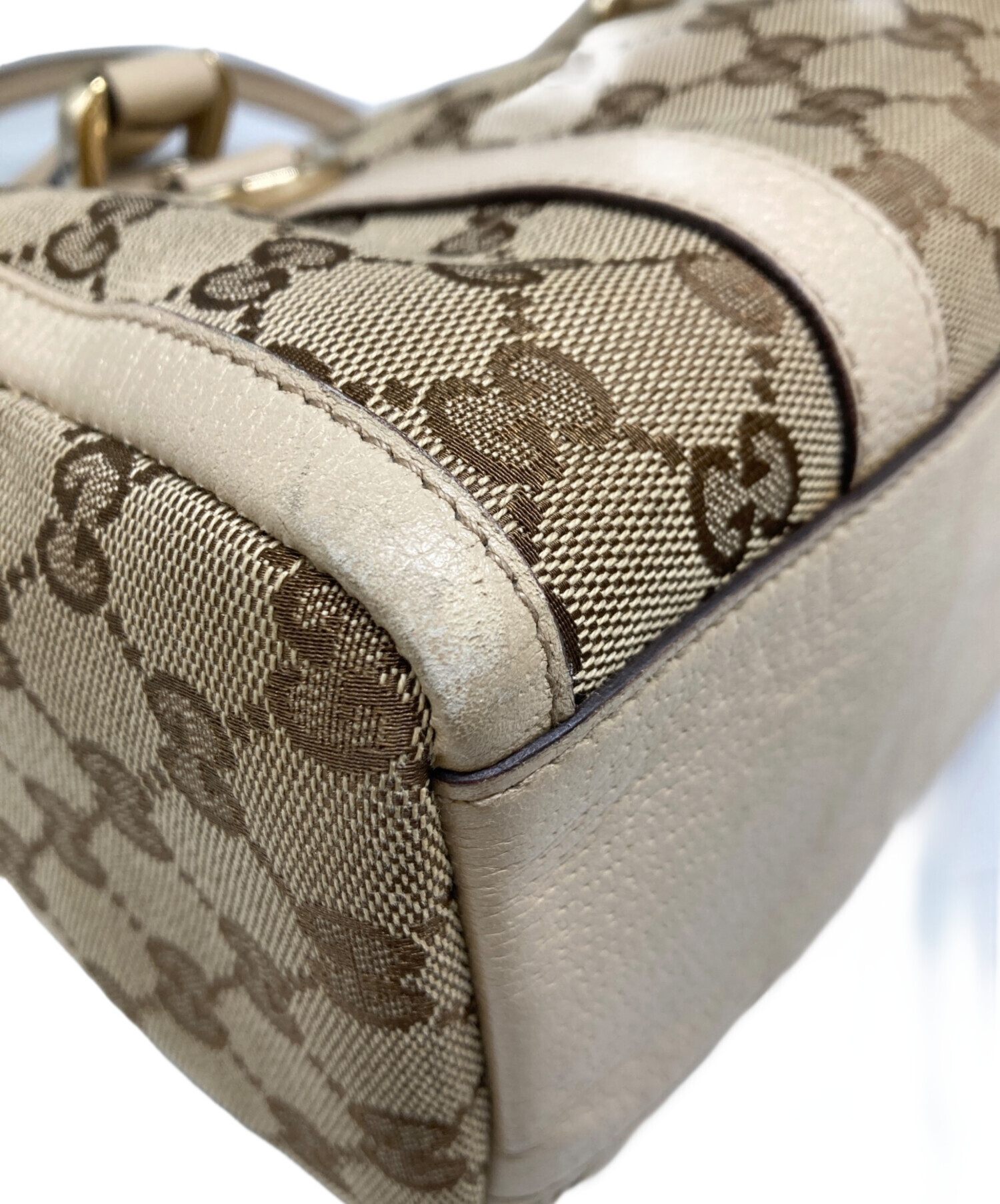 中古・古着通販】GUCCI (グッチ) GGキャンバス ミニボストンバッグ