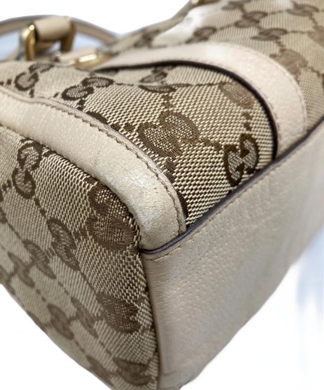 中古・古着通販】GUCCI (グッチ) GGキャンバス ミニボストンバッグ