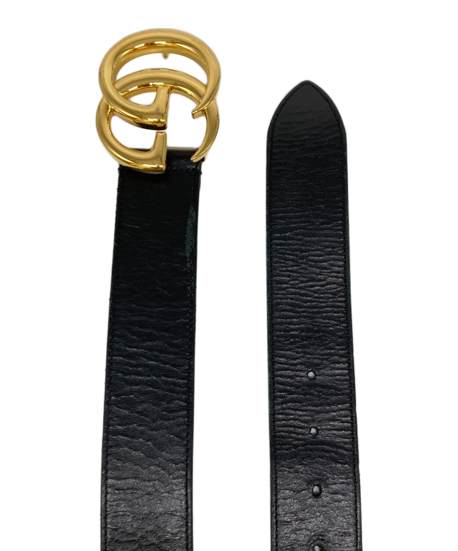 中古・古着通販】GUCCI (グッチ) ダブルG シャイニーバックル ワイド