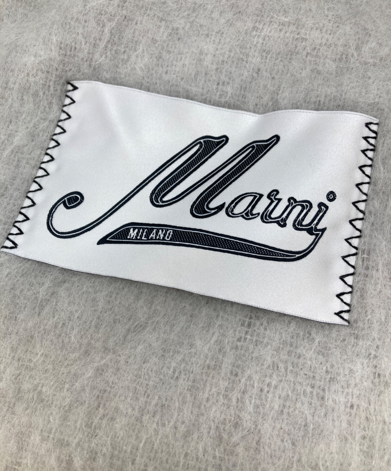 中古・古着通販】MARNI (マルニ) アルパカウールマフラー ライトグレー