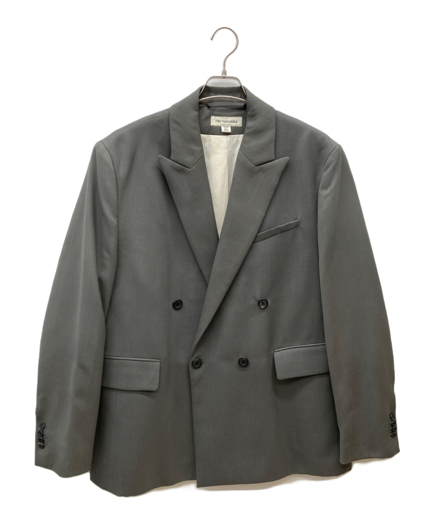 中古・古着通販】ZARA (ザラ) nanushka (ナヌーシュカ) ダブルブレスト
