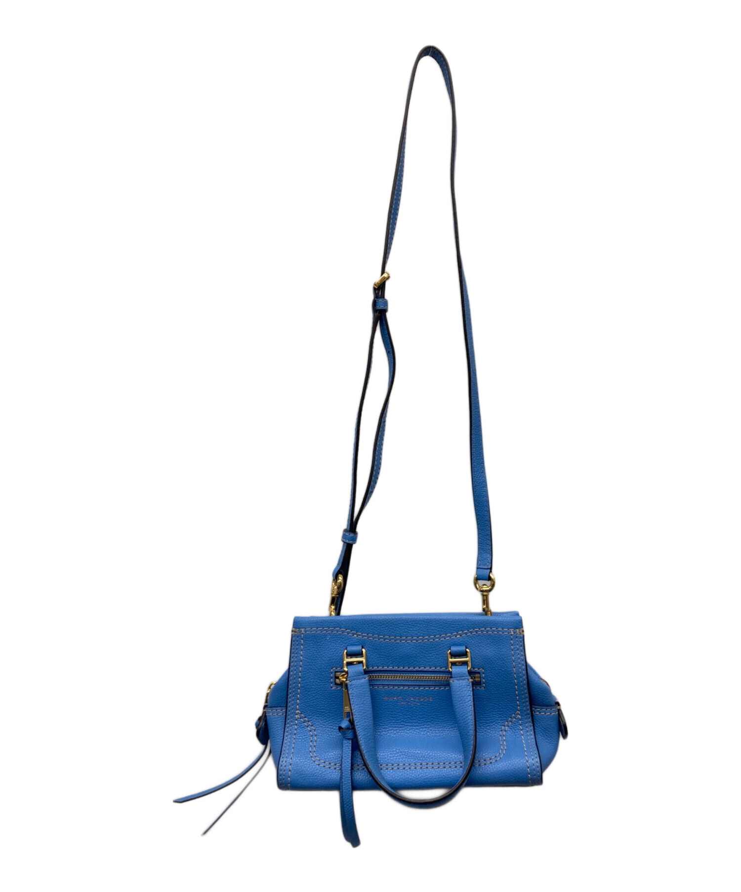 MARC BY MARC JACOBS クラシック Q 2way バッグ　ブルー 中古・古着通販】MARC JACOBS (マークジェイコブズ) Mini Cruiser 2way