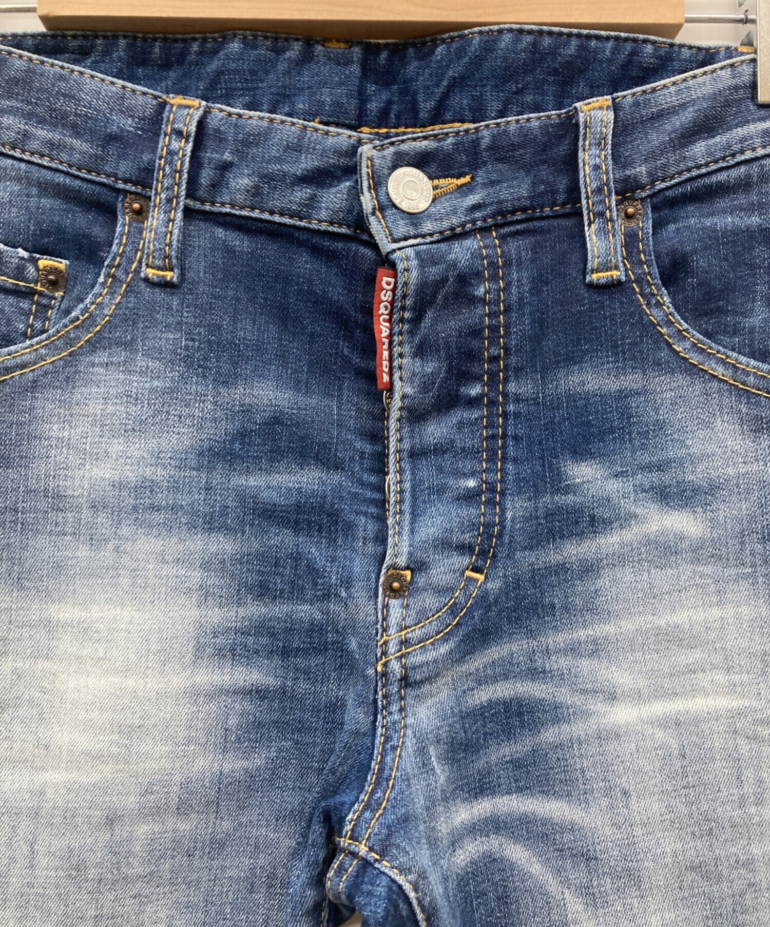 パンツ DSQUARED ディースクエアード SkaterJean ブラック 42