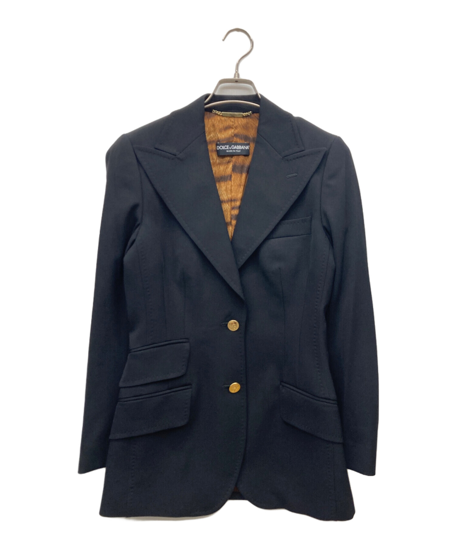 ドルチェ＆ガッバーナ テーラードジャケット 52(XL相当) ピークドラペル 中古・古着通販】DOLCE & GABBANA (ドルチェ＆ガッバーナ) ピークド