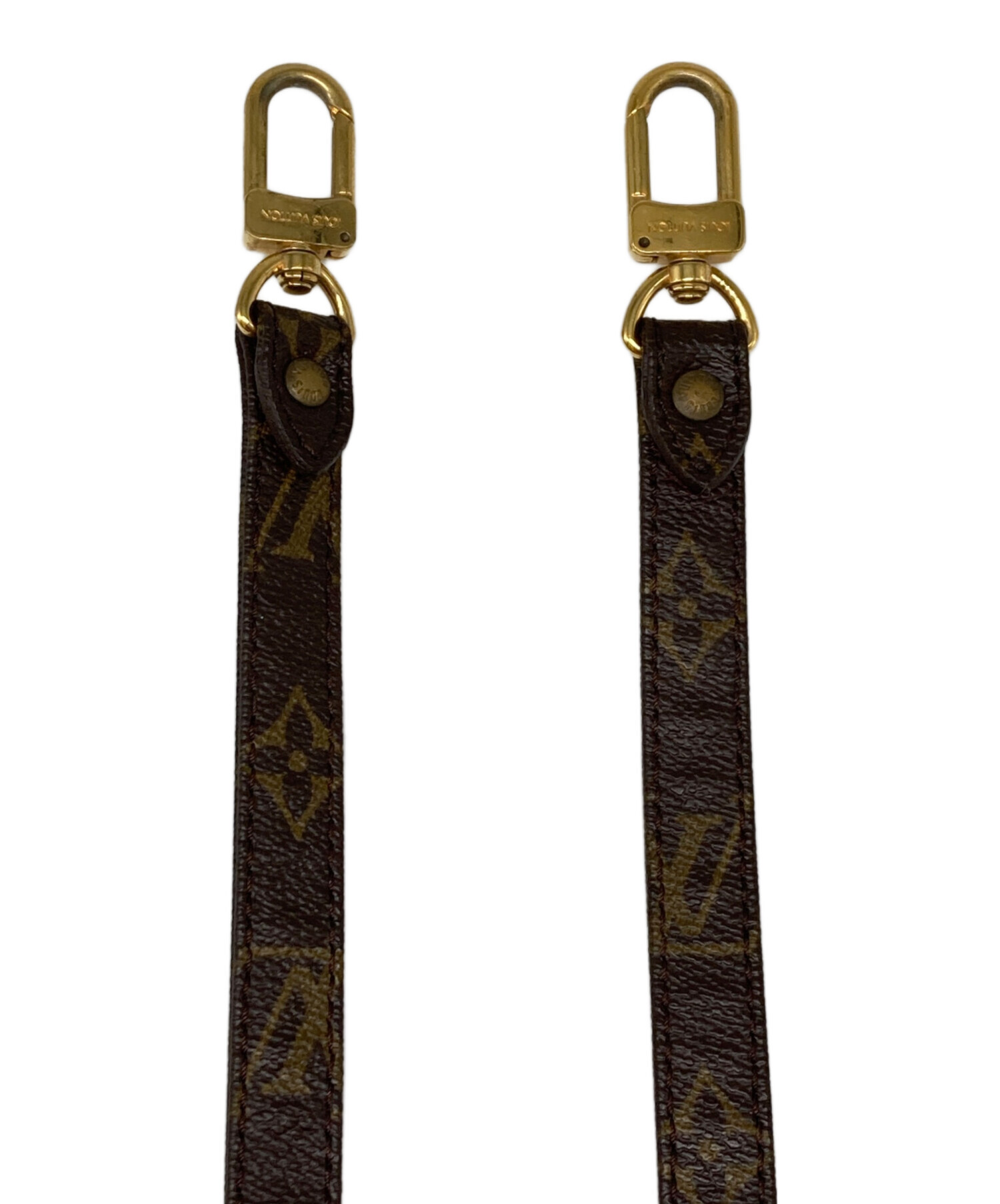 ルイヴィトン　ブラウン　レザーショルダーストラップ 中古・古着通販】LOUIS VUITTON (ルイ ヴィトン) モノグラム