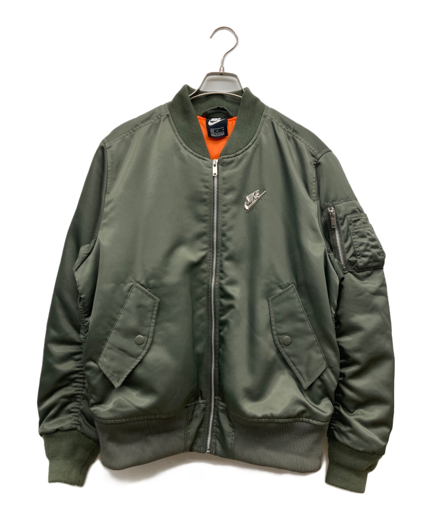 Nike PUNK PACK BOMBER JACKETナイキ　カーキ NIKE PUNK PACK BOMBER JACKET KHAKI × ORANGE ナイキ パンクパック