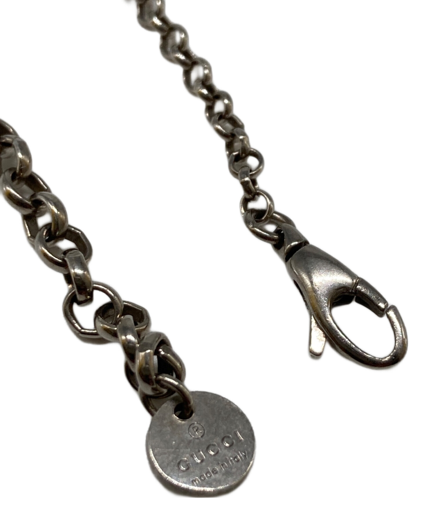中古・古着通販】GUCCI (グッチ) ゴーストモチーフネックレス シルバー
