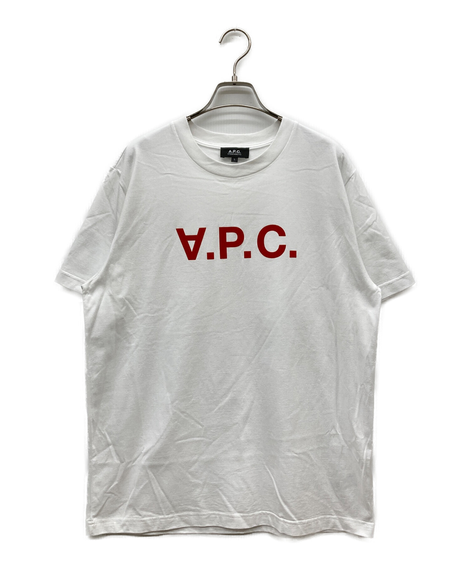 新品タグ付き A.P.C. Rue Madame ロゴTシャツ ホワイト L 新品 A.P.C. Tシャツ ホワイト Lサイズ 新品タグ付き A.P.C. Rue