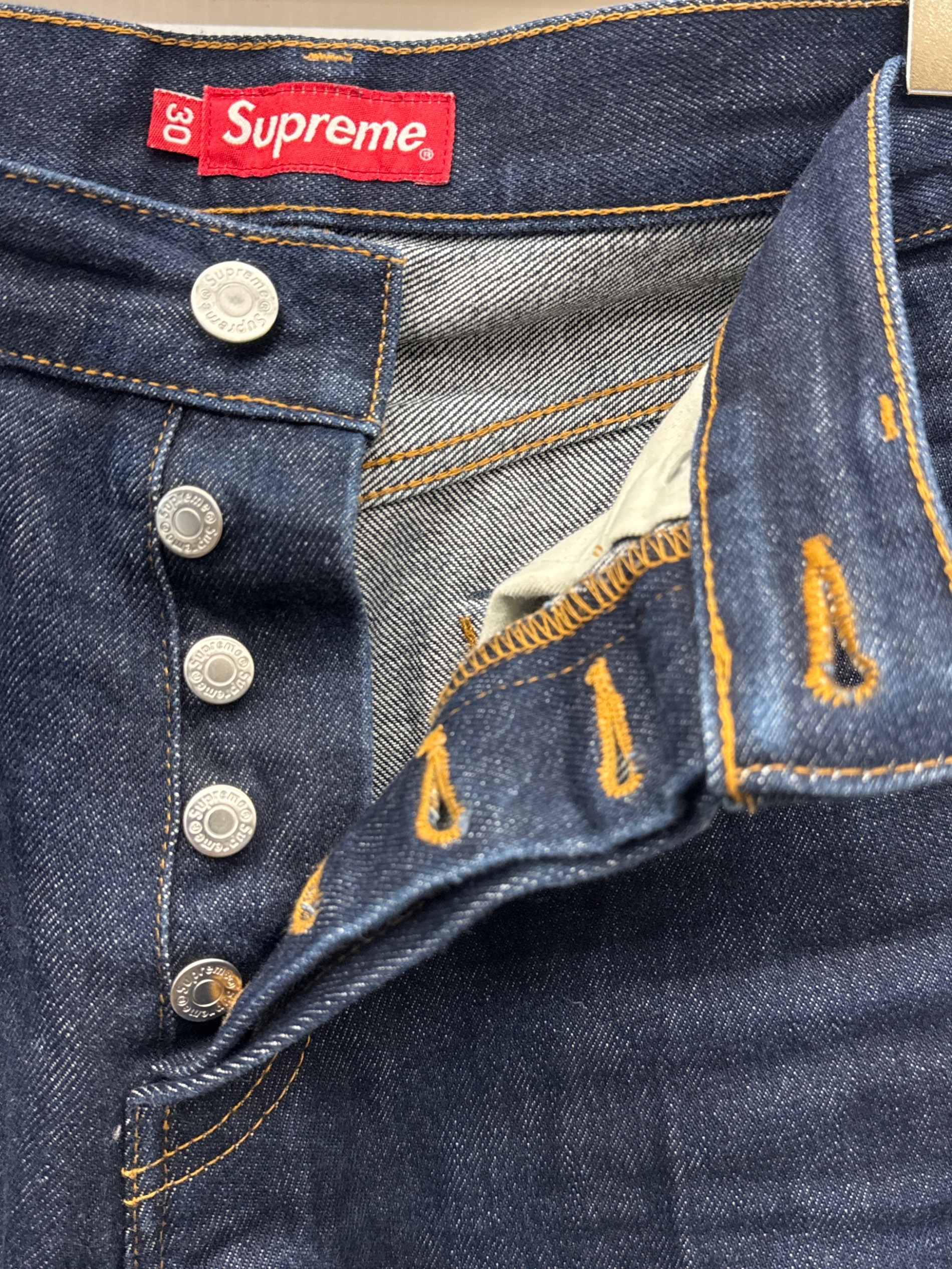 中古・古着通販】SUPREME (シュプリーム) セルビッチデニムパンツ