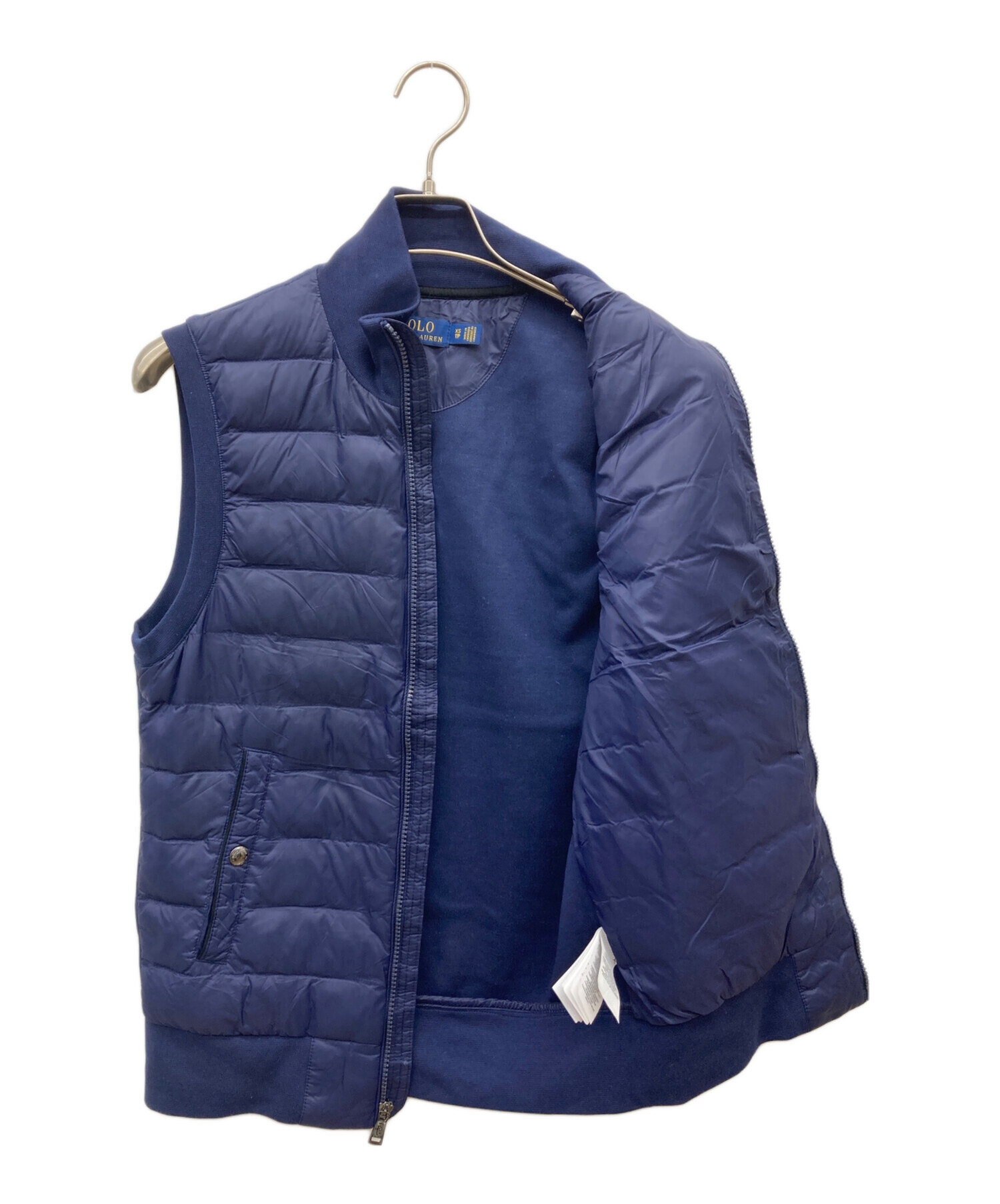 【新品タグ付き】POLO RALPH LAURENの中綿入りベスト Lサイズ 中古・古着通販】POLO RALPH LAUREN (ポロ・ラルフローレン) 中綿