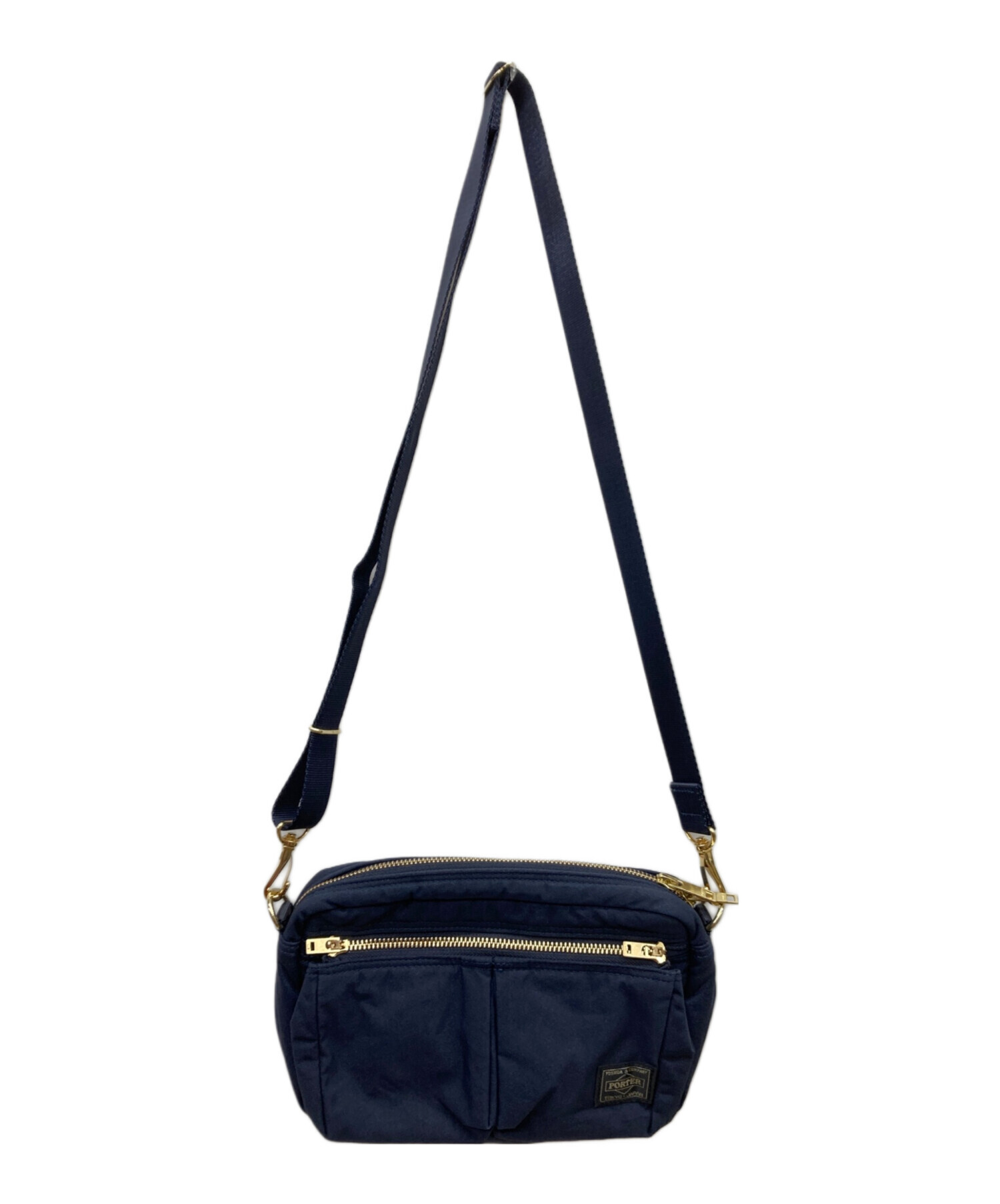 中古・古着通販】PORTER (ポーター) DRAFT SHOULDER BAG ネイビー 