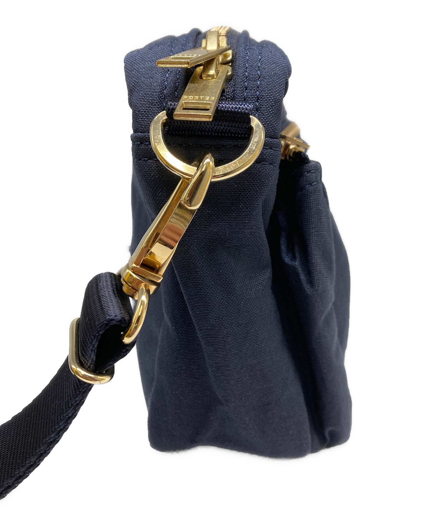 中古・古着通販】PORTER (ポーター) DRAFT SHOULDER BAG ネイビー 