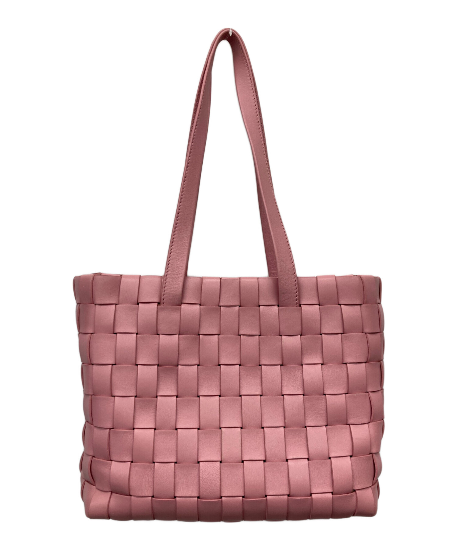 中古・古着通販】MIU MIU (ミュウミュウ) 編み込みレザートートバッグ