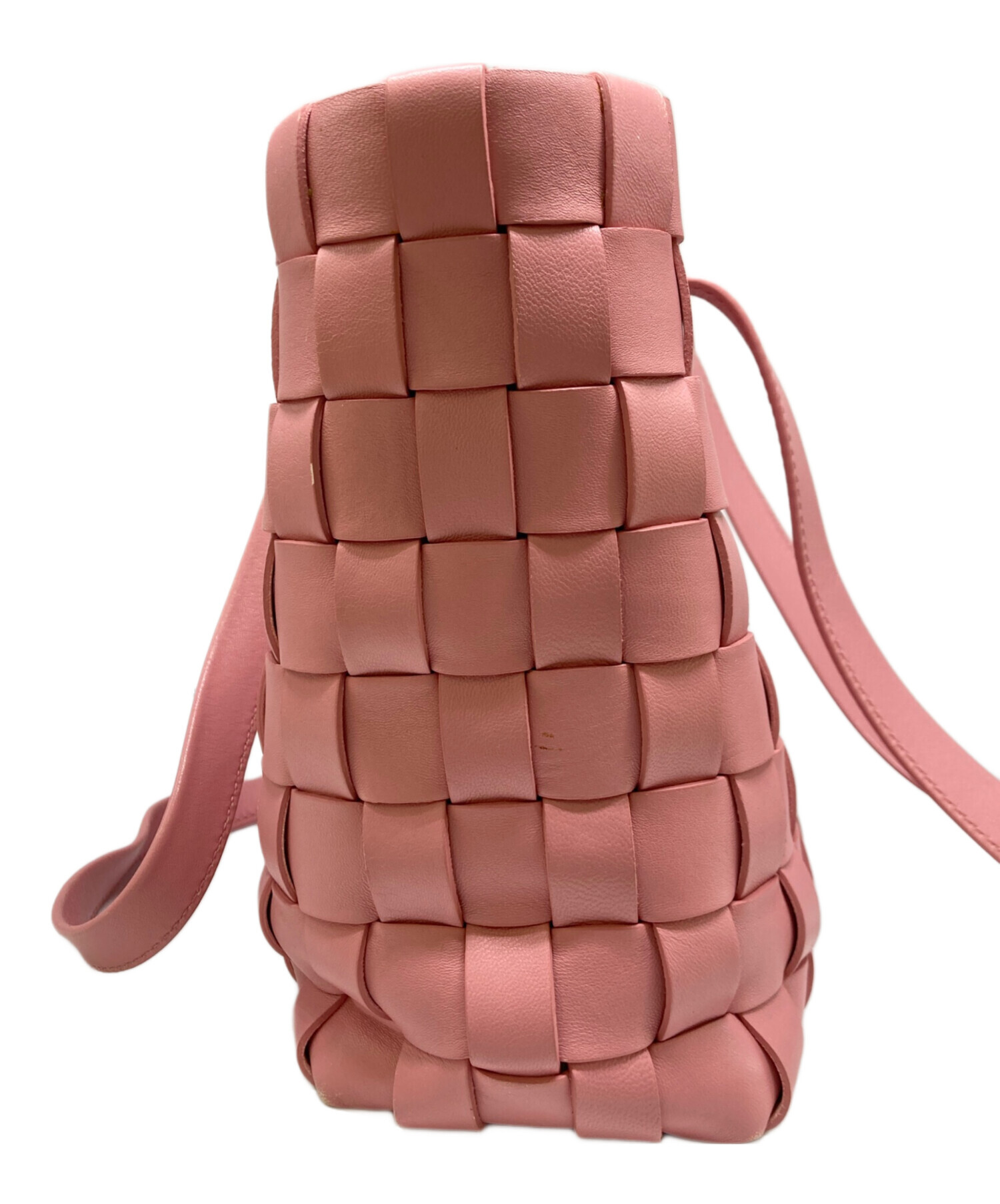 中古・古着通販】MIU MIU (ミュウミュウ) 編み込みレザートートバッグ