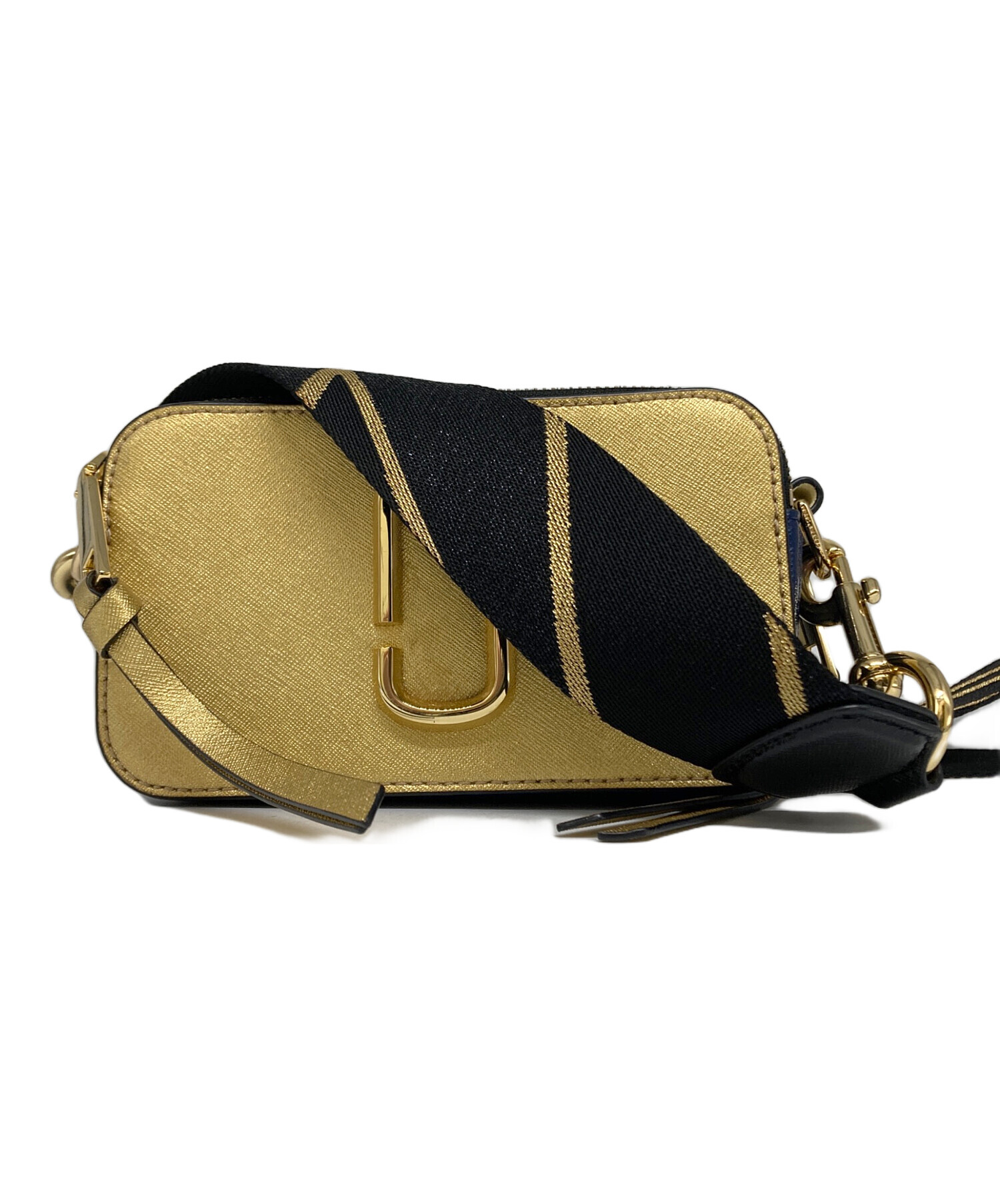 MARC JACOBS マークジェイコブス ショルダーバッグ  ゴールド 【古着】【中古】【送料無料】 中古・古着通販】MARC JACOBS (マークジェイコブス) スナップショット