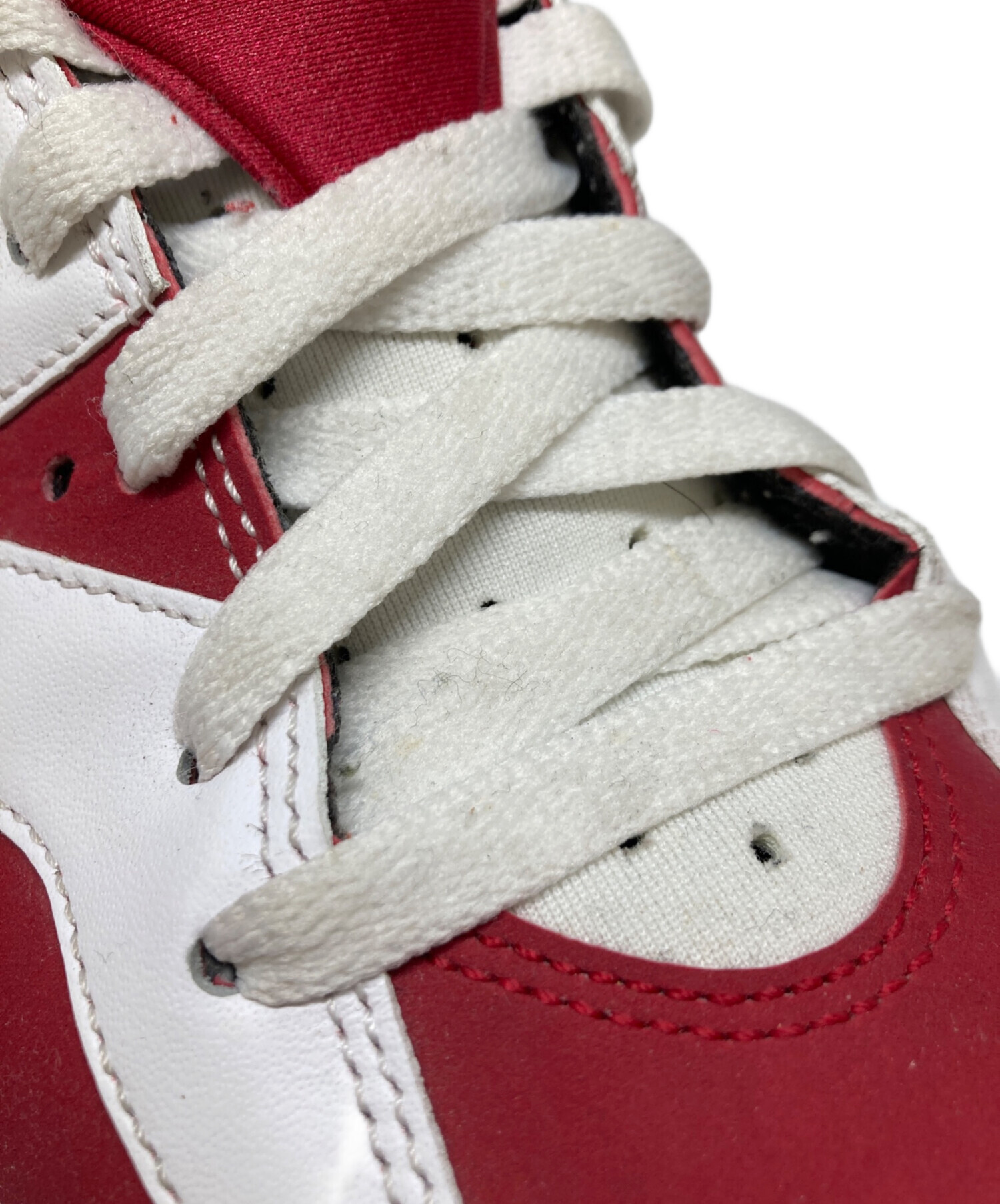 中古・古着通販】NIKE (ナイキ) AIR JORDAN 6 RETRO WHITE/CARMINE 