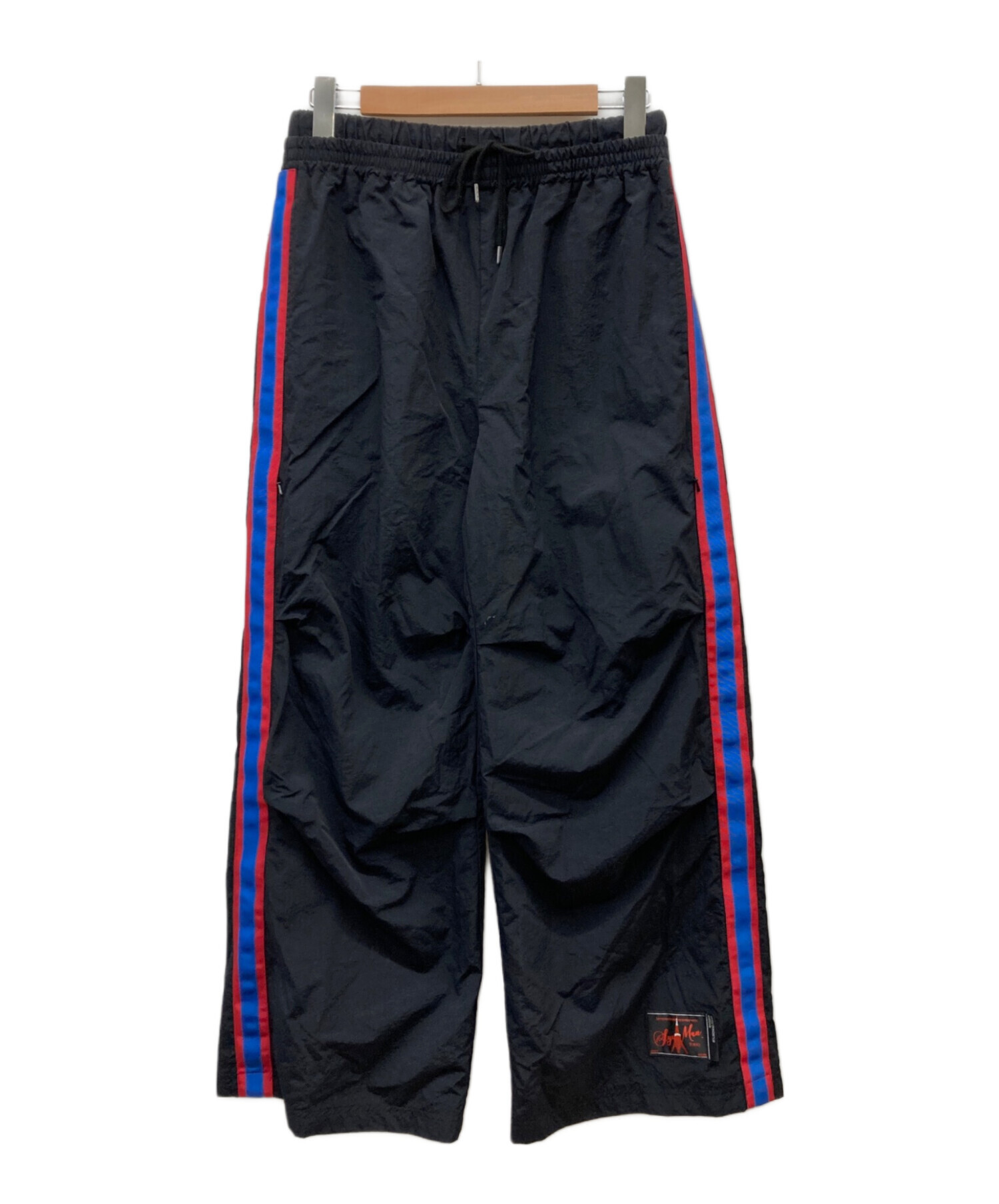 SUMARI イージーパンツ ナイロン 2美中古 中古・古着通販】SYUMAN. (シュウマン) ナイロンワイドパンツ ブラック