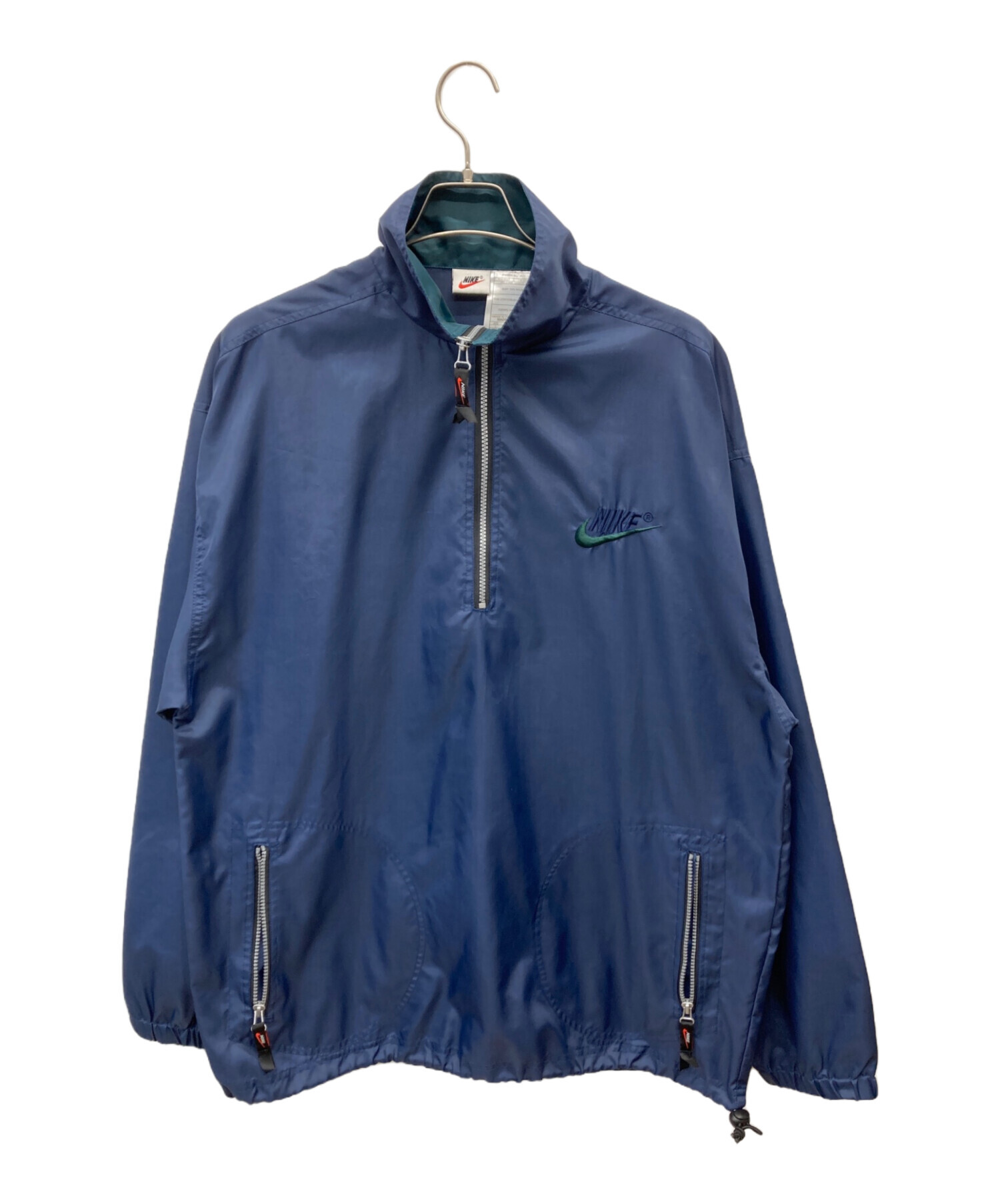 中古・古着通販】NIKE (ナイキ) 90S ハーフジップナイロンプルオーバー