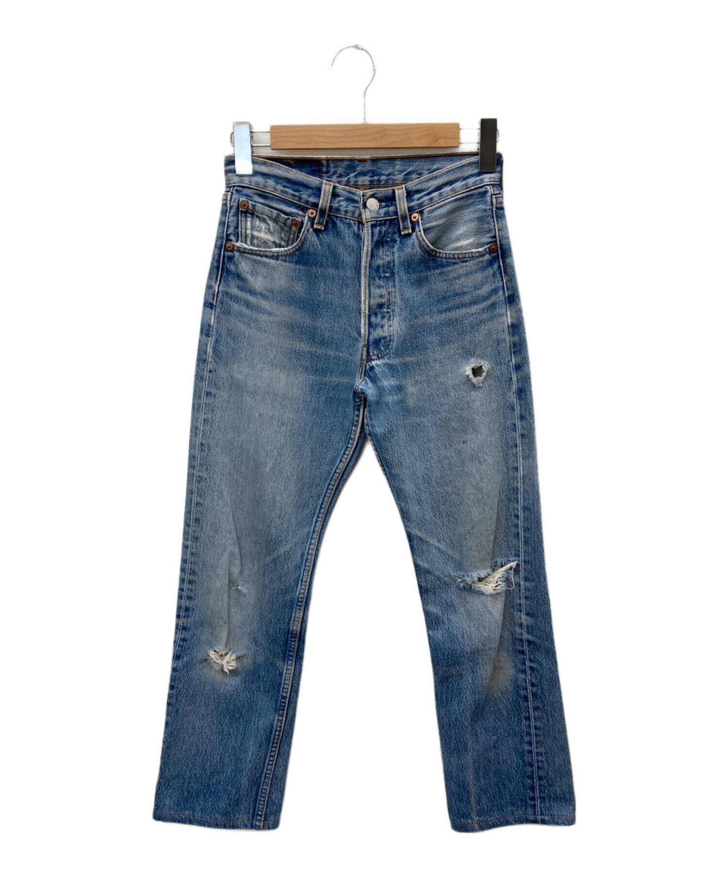 Levi's 501XX デニムパンツ W28 L34 中古・古着通販】LEVI'S (リーバイス) 501XX デニムパンツ スカイ