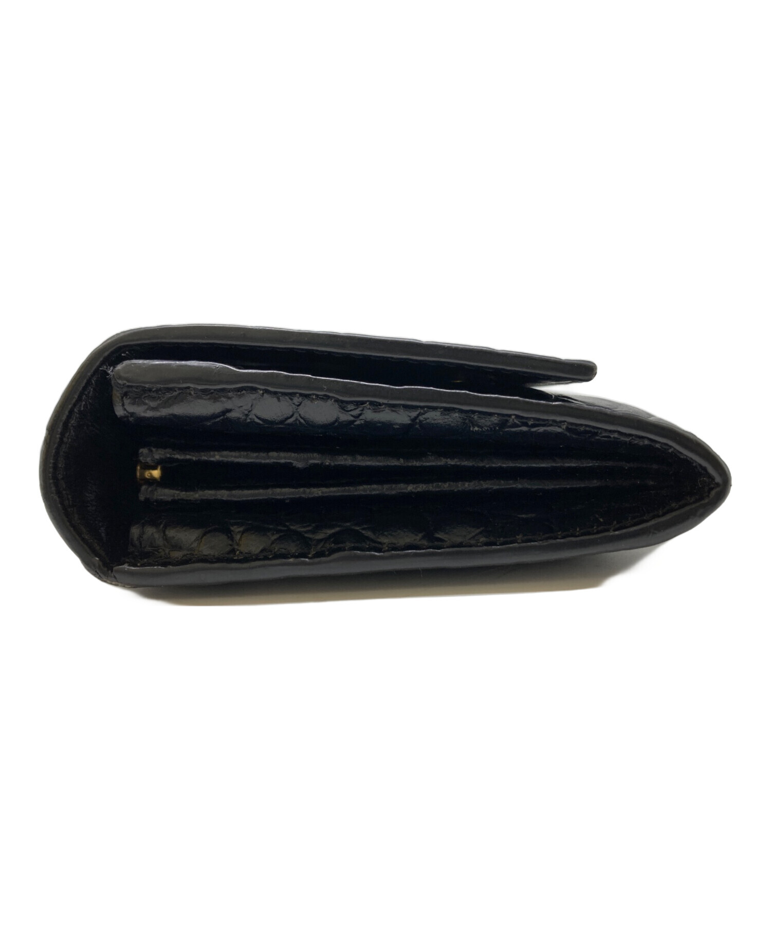 中古・古着通販】CELINE (セリーヌ) クロコ型押しラージフラップ