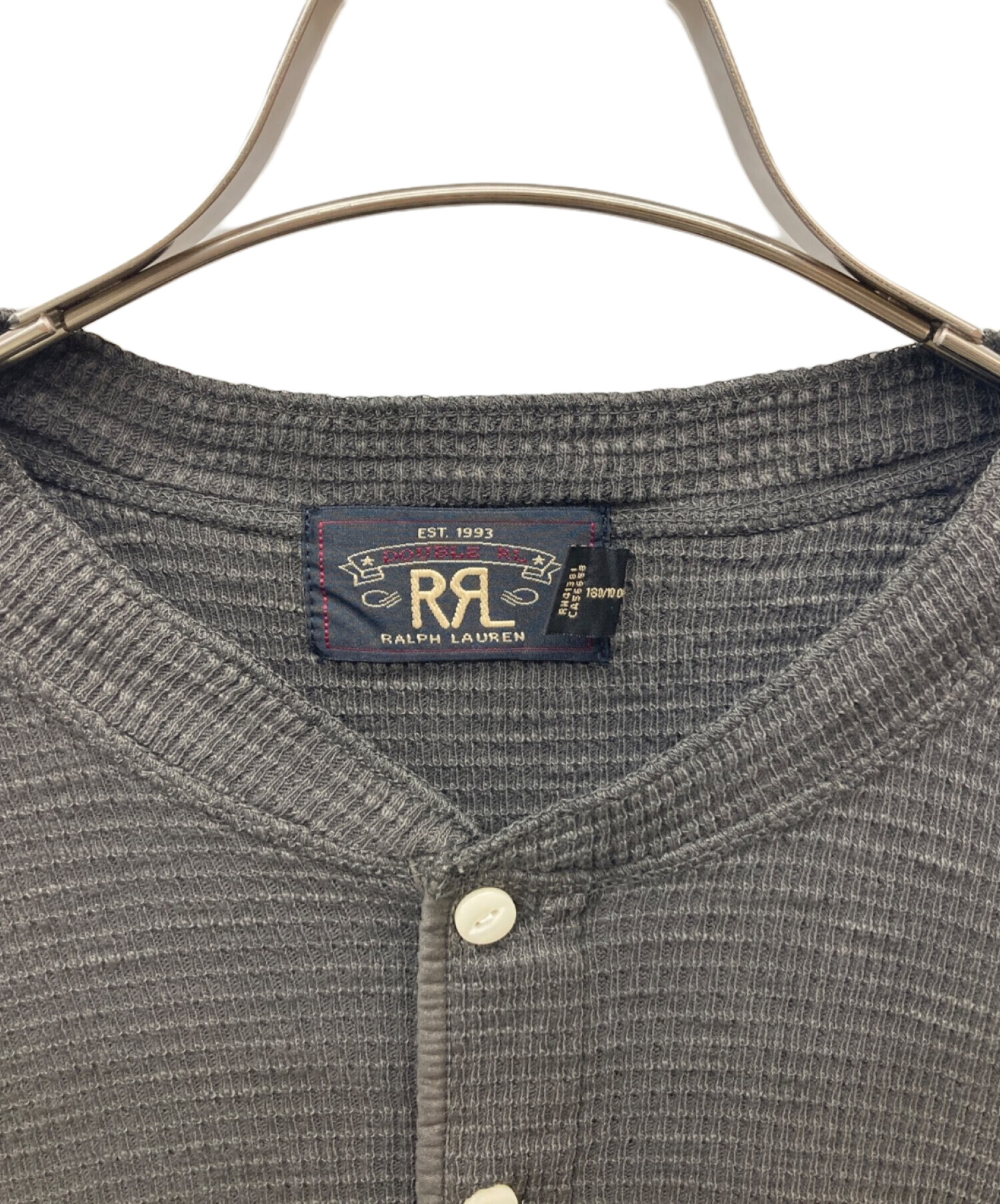 中古・古着通販】RRL (ダブルアールエル) ヘンリーネックサーマル