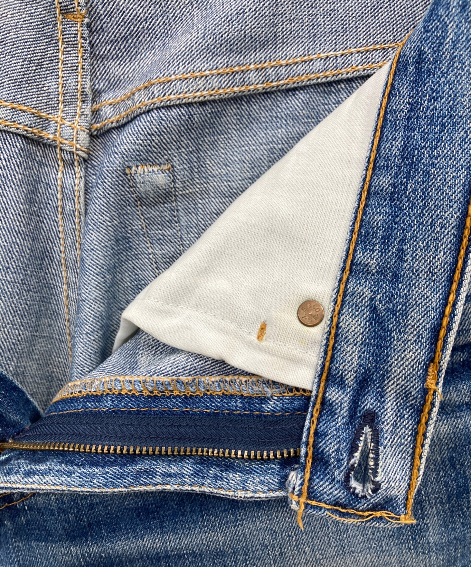中古・古着通販】LEVI'S (リーバイス) 517デニムパンツ ブルー サイズ
