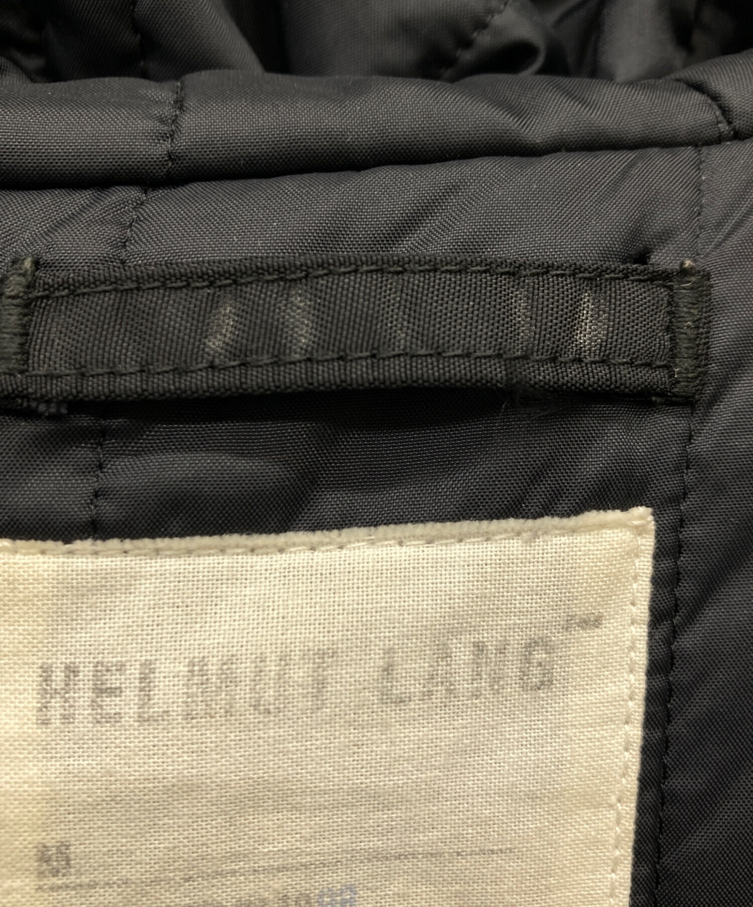 90s/ヘルムートラング本人期/ノーカラー/フラップコート/黒/44 中古・古着通販】HELMUT LANG (ヘルムートラング) N-3Bタイプコート