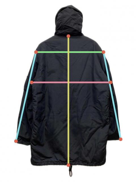 90s/ヘルムートラング本人期/ノーカラー/フラップコート/黒/44 中古・古着通販】HELMUT LANG (ヘルムートラング) N-3Bタイプコート