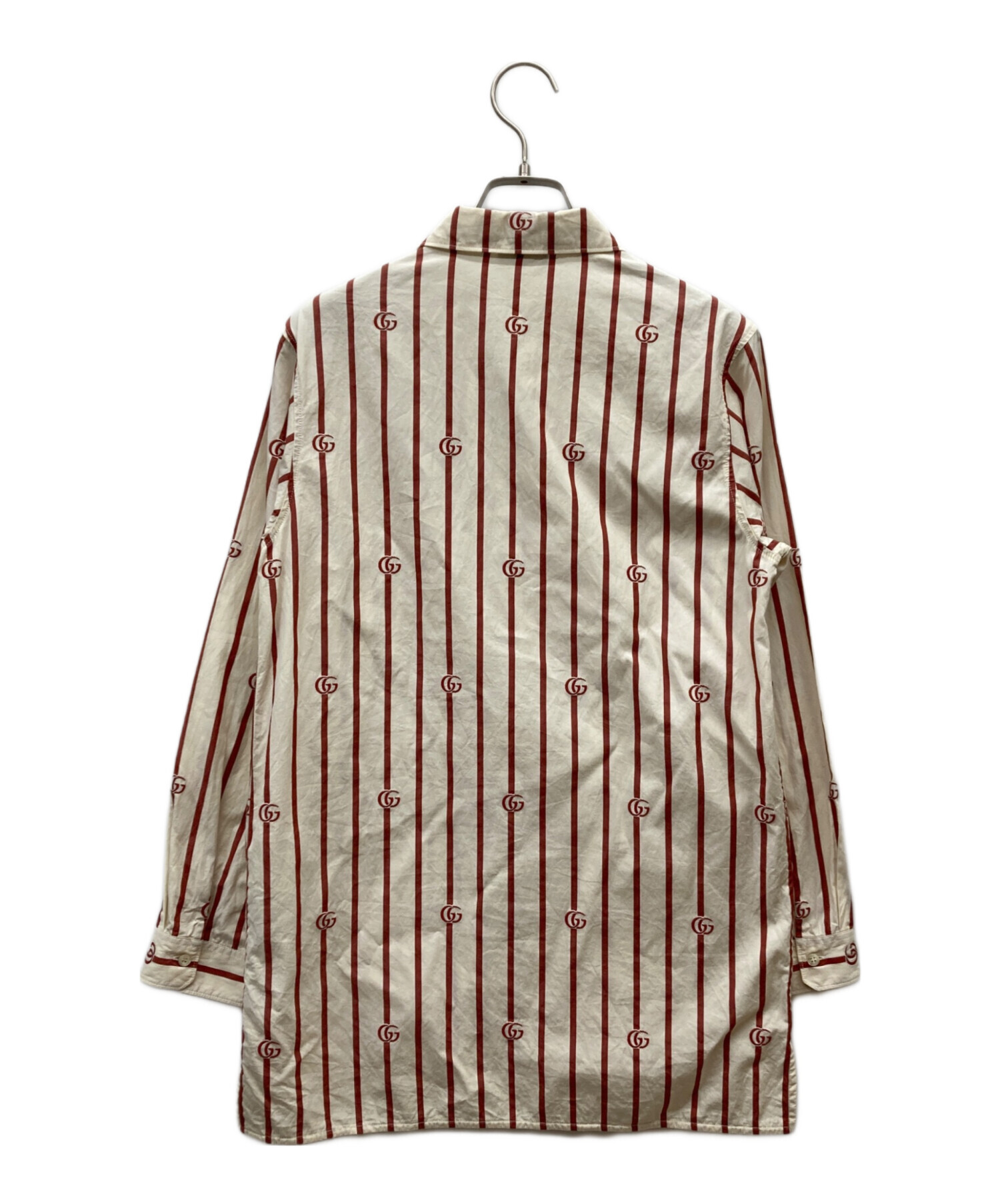 GUCCI　ドレスシャツ➁　ストライプ GUCCI - GUCCI ストライプシャツ【10%off】の通販 by gucci's shop