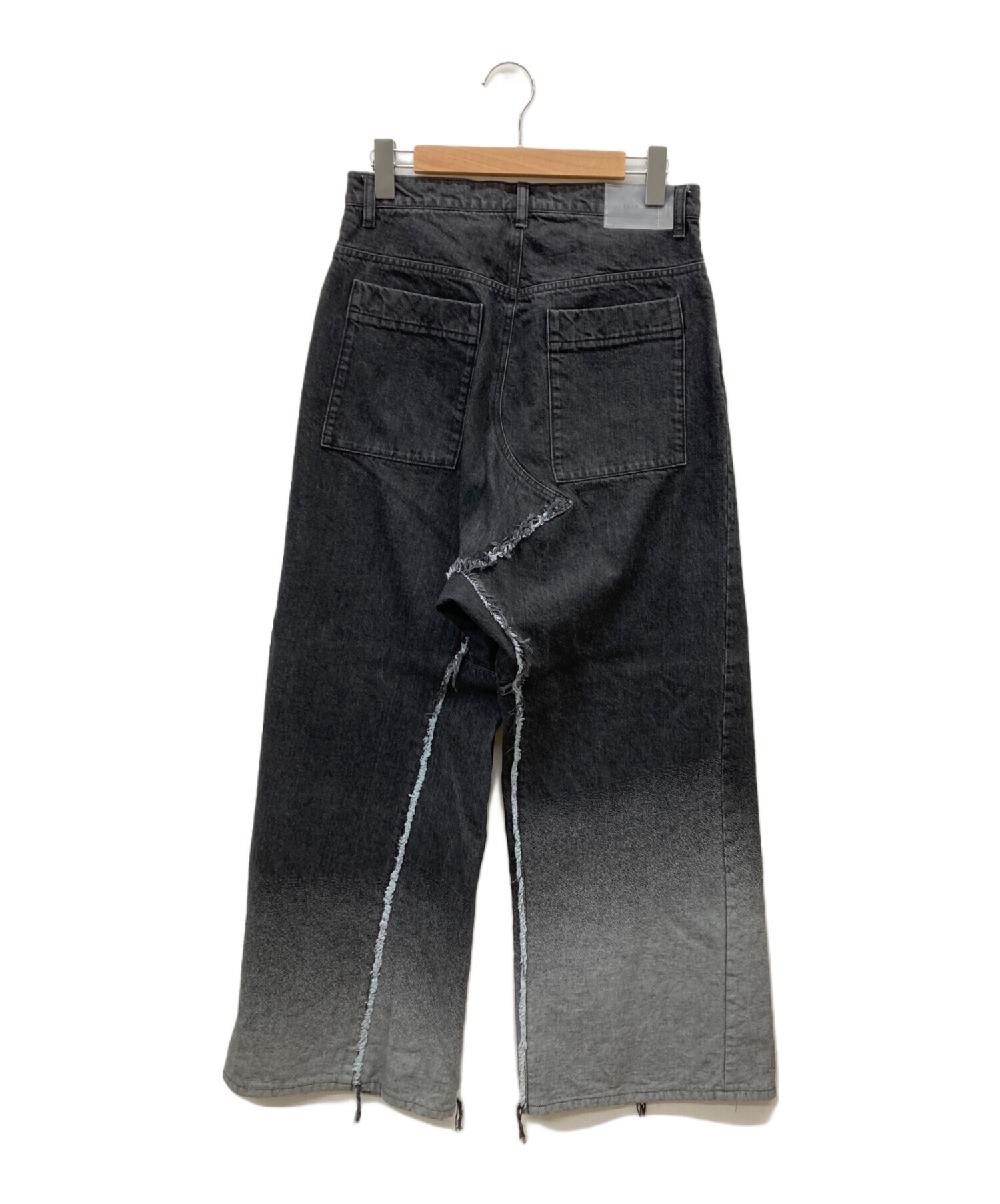 中古・古着通販】VEIN (ヴェイン) JACQUARD DENIM RESIZE WIDE