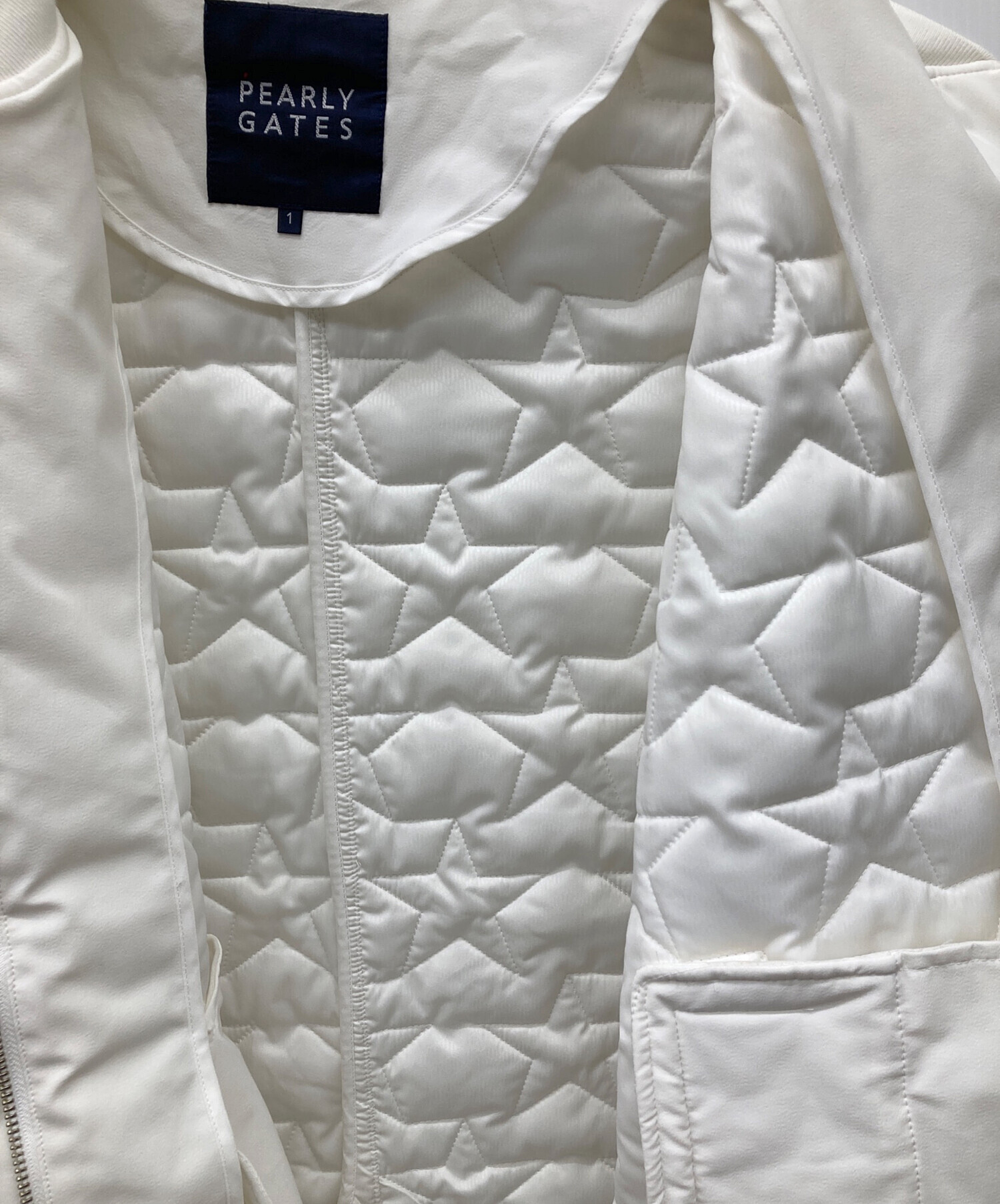 中古・古着通販】PEARLY GATES (パーリーゲイツ) 星柄 キルティング