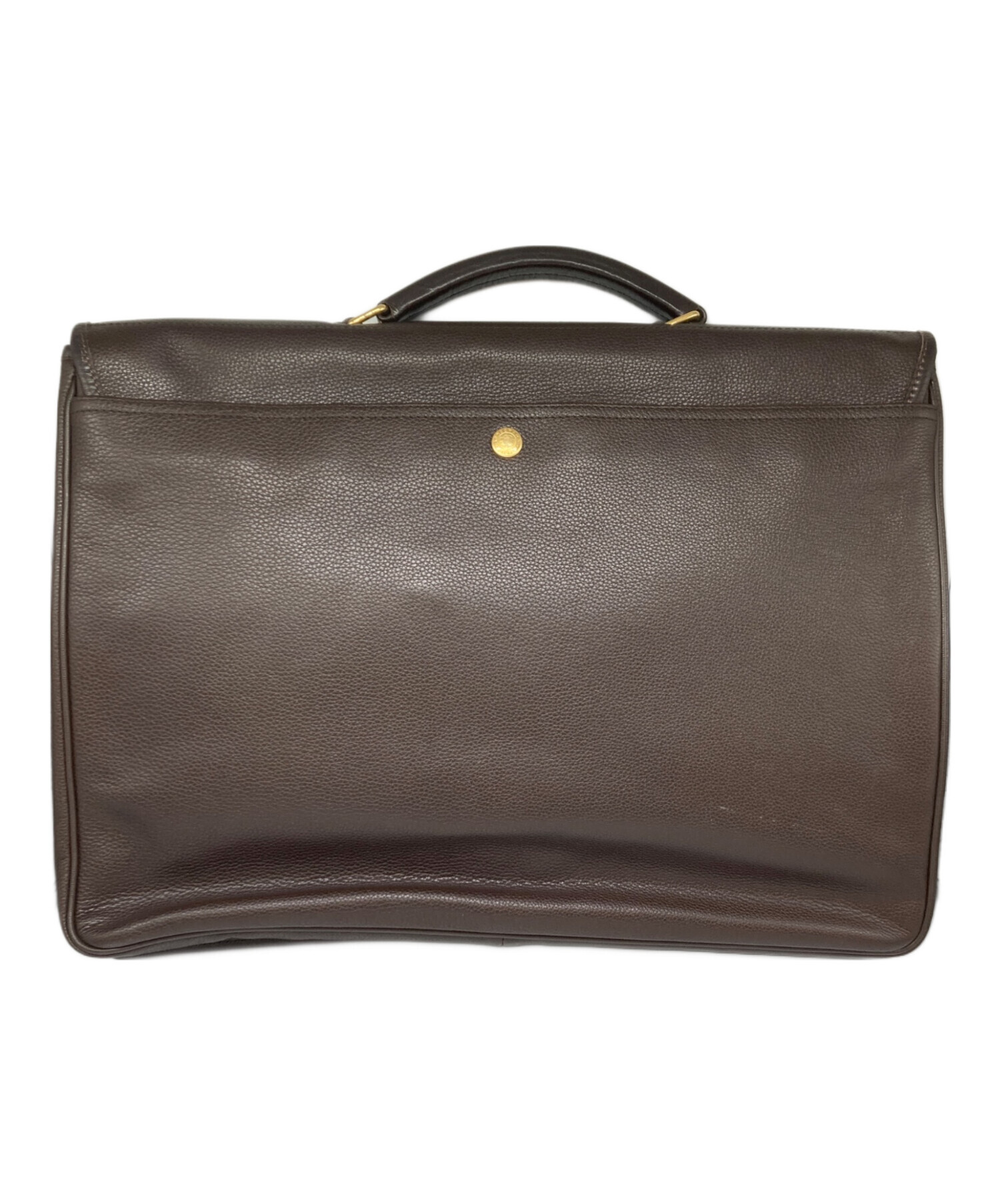 中古・古着通販】LONGCHAMP (ロンシャン) レザービジネスバッグ