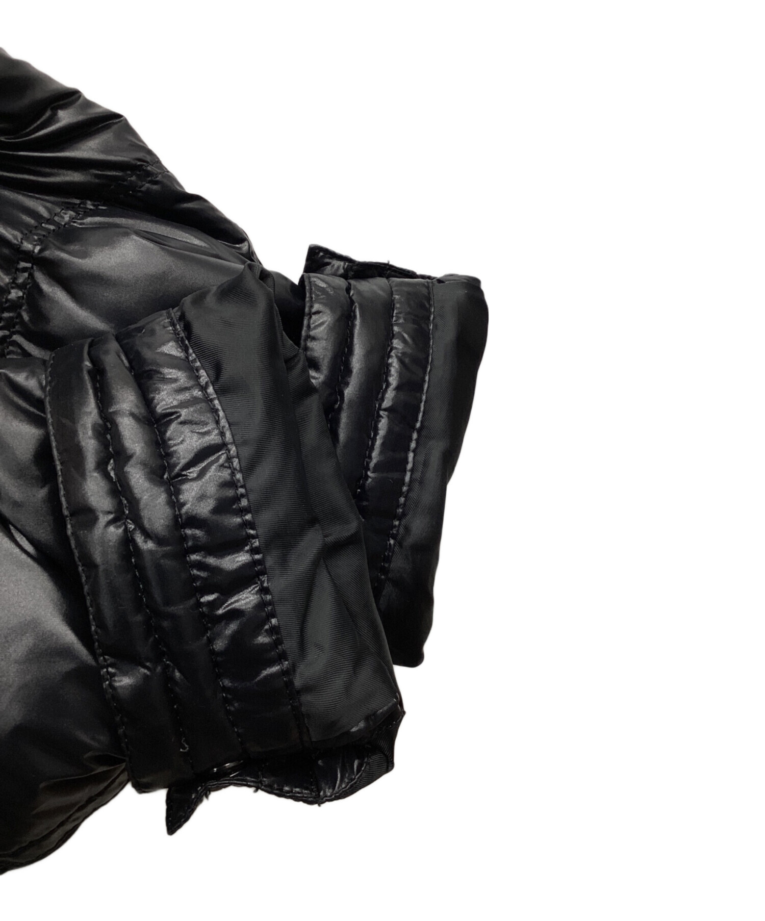 BURBERRY ホースロゴ ダウンジャケット Mサイズ フーディー ファーなし 中古・古着通販】BURBERRY BLACK LABEL (バーバリーブラックレーベル
