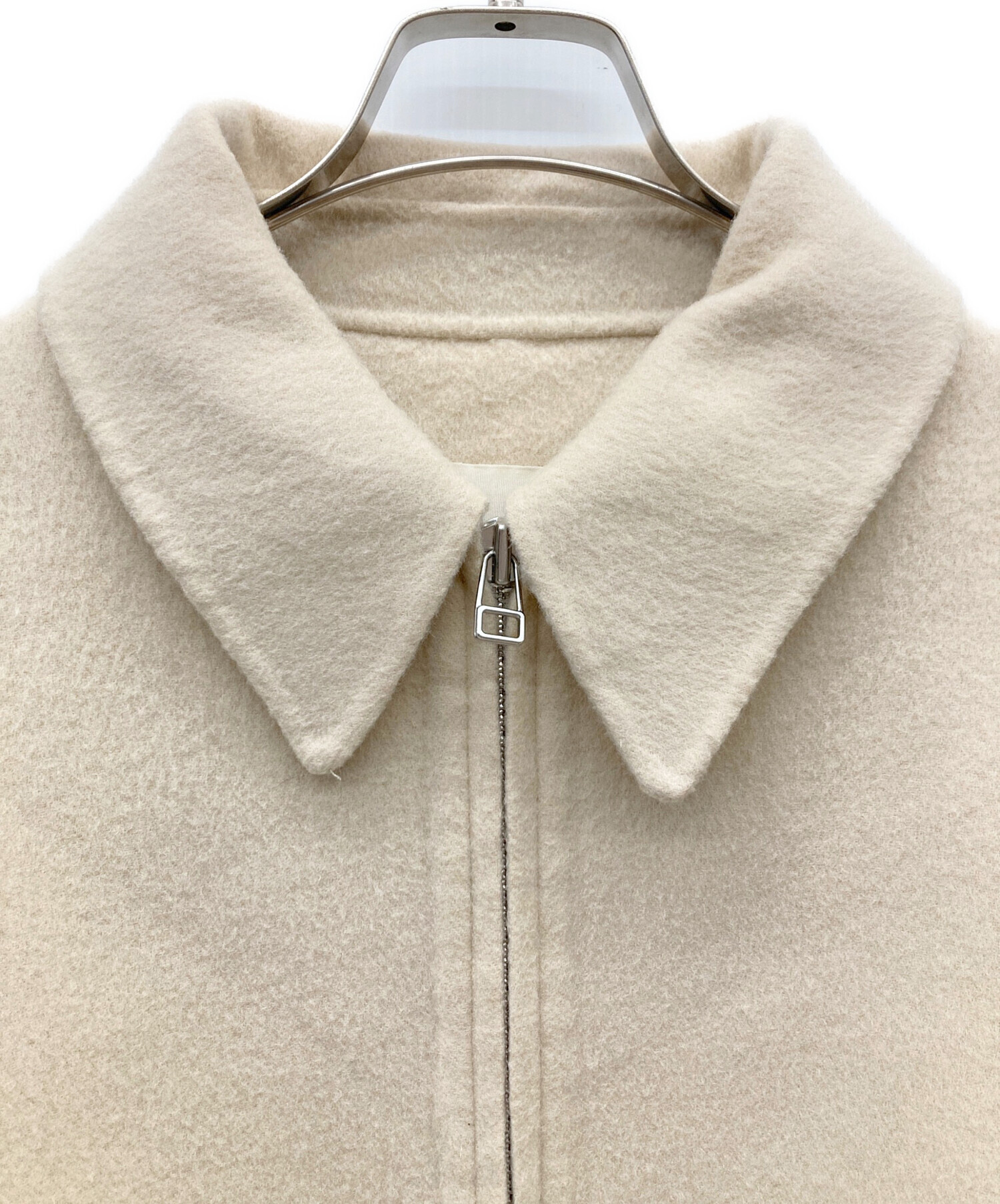 TODAYFUL アイボリー Wool Zip Blouson 38 TODAYFUL(トゥデイフル