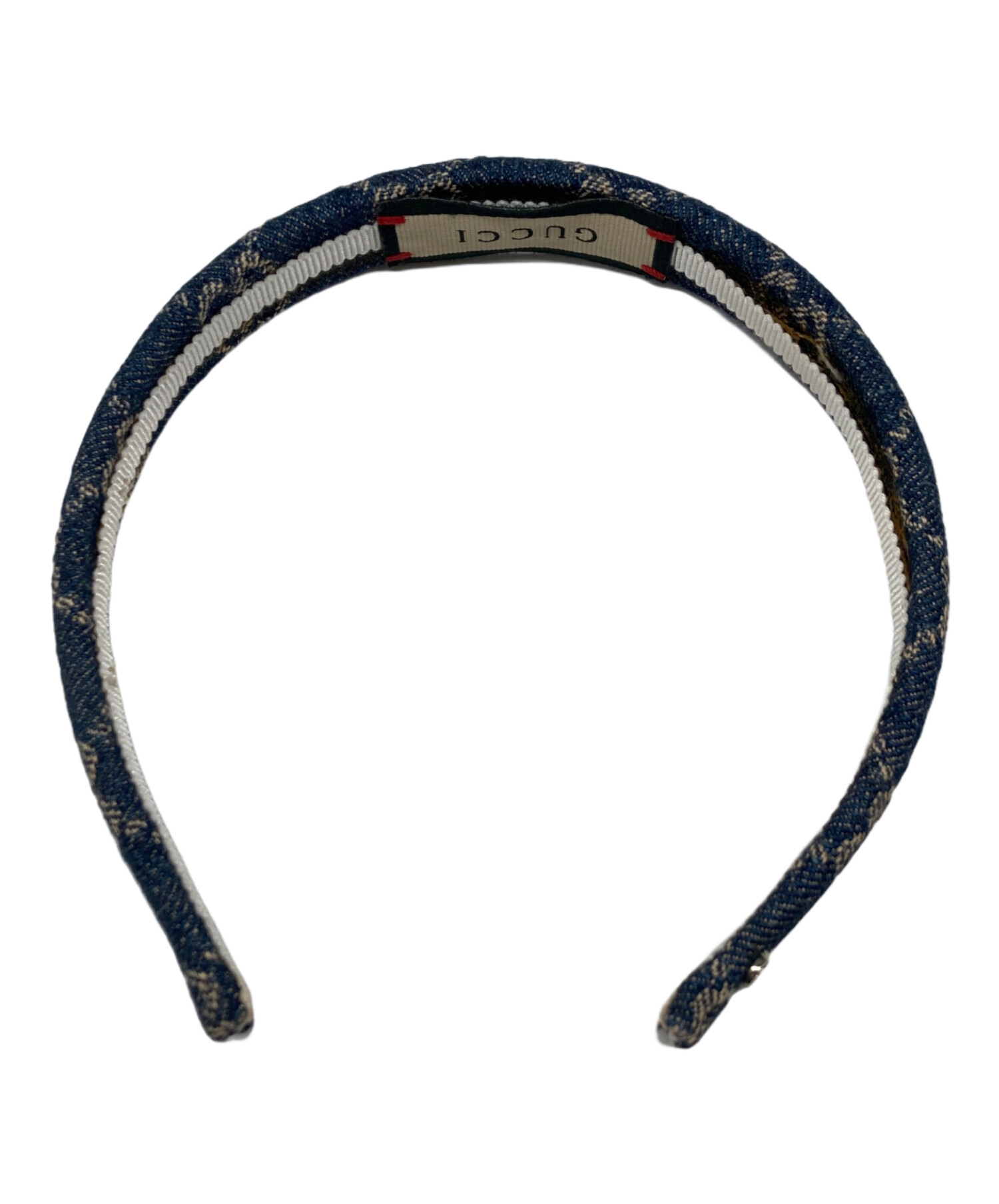 中古・古着通販】GUCCI (グッチ) GGロゴヘアカチューシャ ブルー