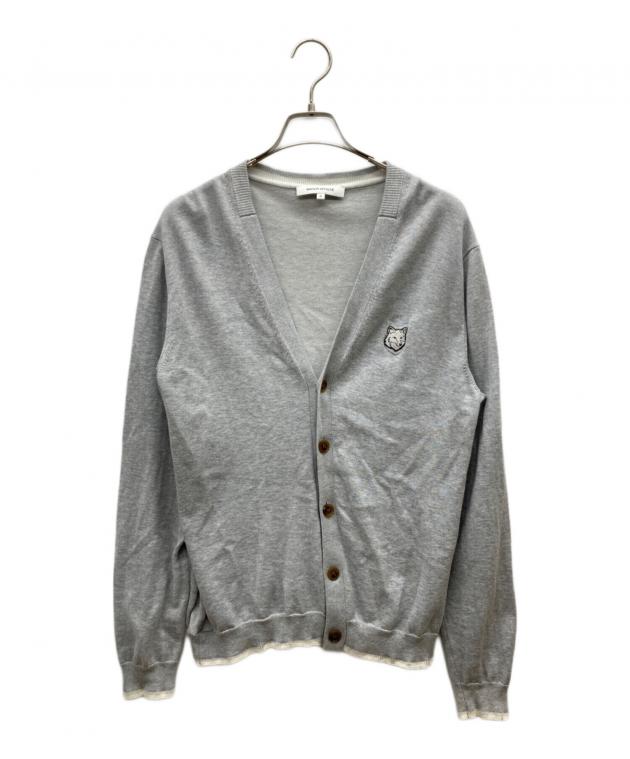 MAISON KITSUNÉ グレー カーディガン M ロ*ー様 MAISON KITSUNÉ グレー