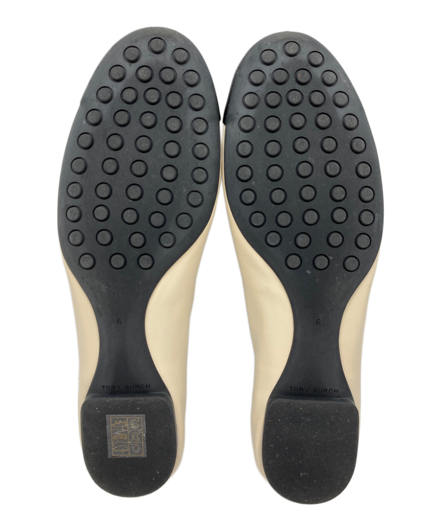 TORY BURCH トリーバーチ/バレエシューズ/ABランク/77【中古】 中古・古着通販】TORY BURCH (トリーバーチ) フラワーモチーフバレエ