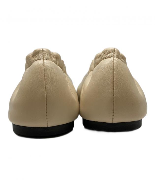 トリーバーチ コルクバレエシューズ 8 1/2 レディース ベージュ×ブラック【中古】【新入荷】〇 中古・古着通販】COACH (コーチ) バレエフラットシューズ ベージュ