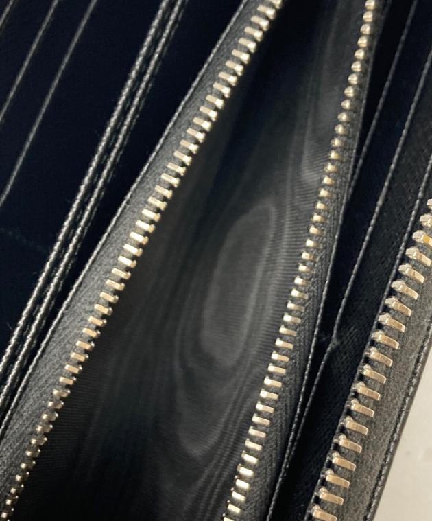 中古・古着通販】PRADA (プラダ) SAFFIANO EMBOSS ROUND ZIP WALLET