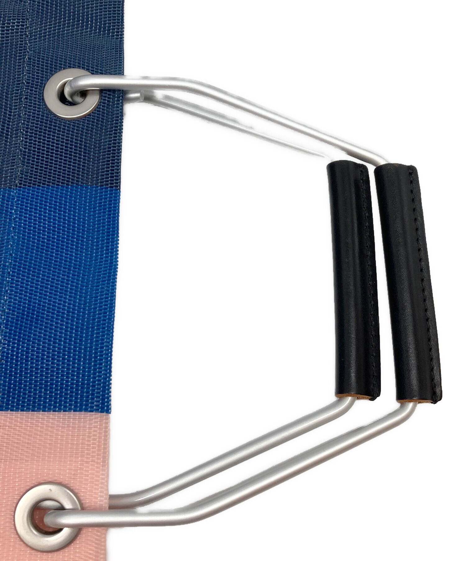 中古・古着通販】MARNI (マルニ) MARKET STRIPE BAG ブルー×ピンク
