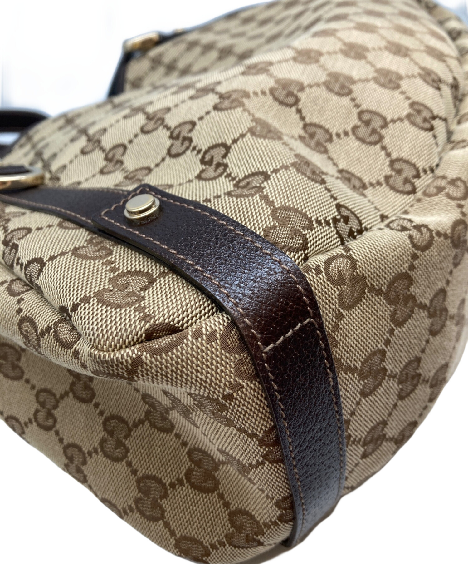 中古・古着通販】GUCCI (グッチ) アビー GGキャンバス トートバッグ