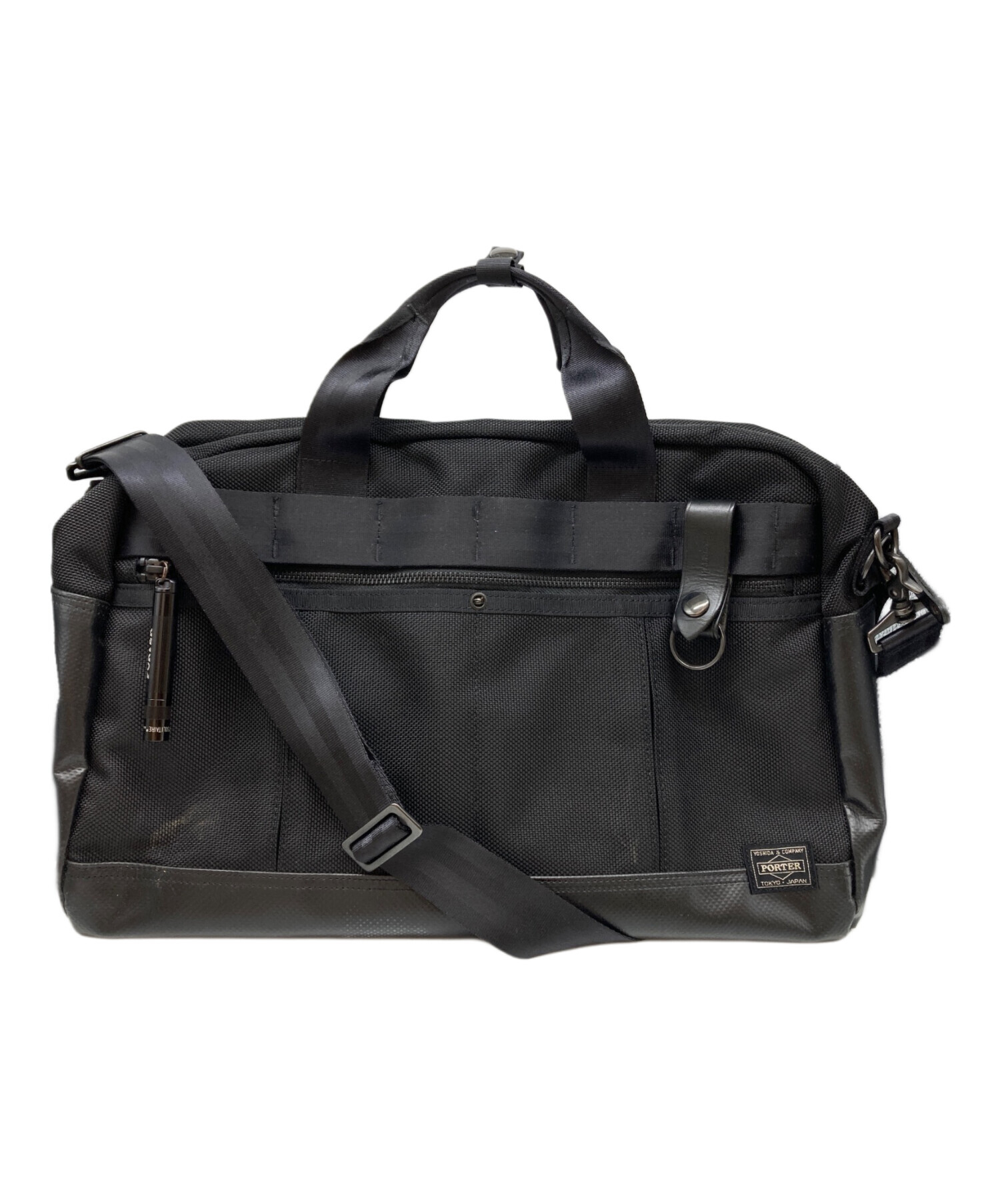 PORTER ポーター FLEXIBLE BRIEF CASE ブラック 廃盤 中古・古着通販】PORTER (ポーター) HEAT BRIEFCASE ブラック サイズ