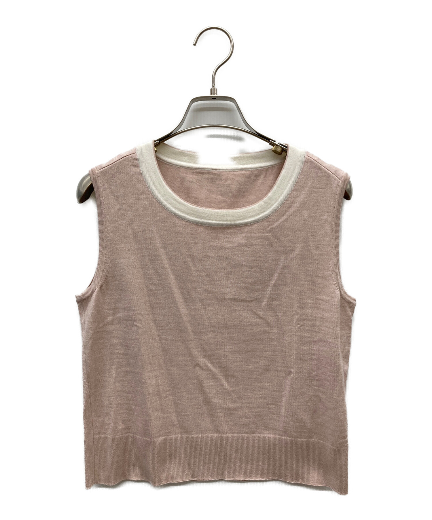 ＦＯＸＥＹ ニットツイン プリムローズ KnitTwin Primrose 中古・古着通販】FOXEY (フォクシー) Twin Knit Primrose ピンク