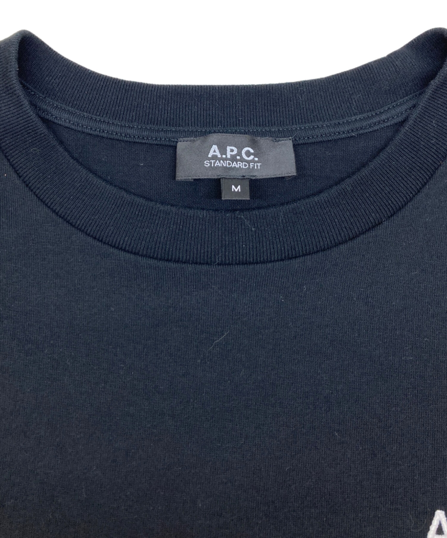 APAC　未開封 中古・古着通販】A.P.C. (アーペーセー) ロゴカットソー ブラック