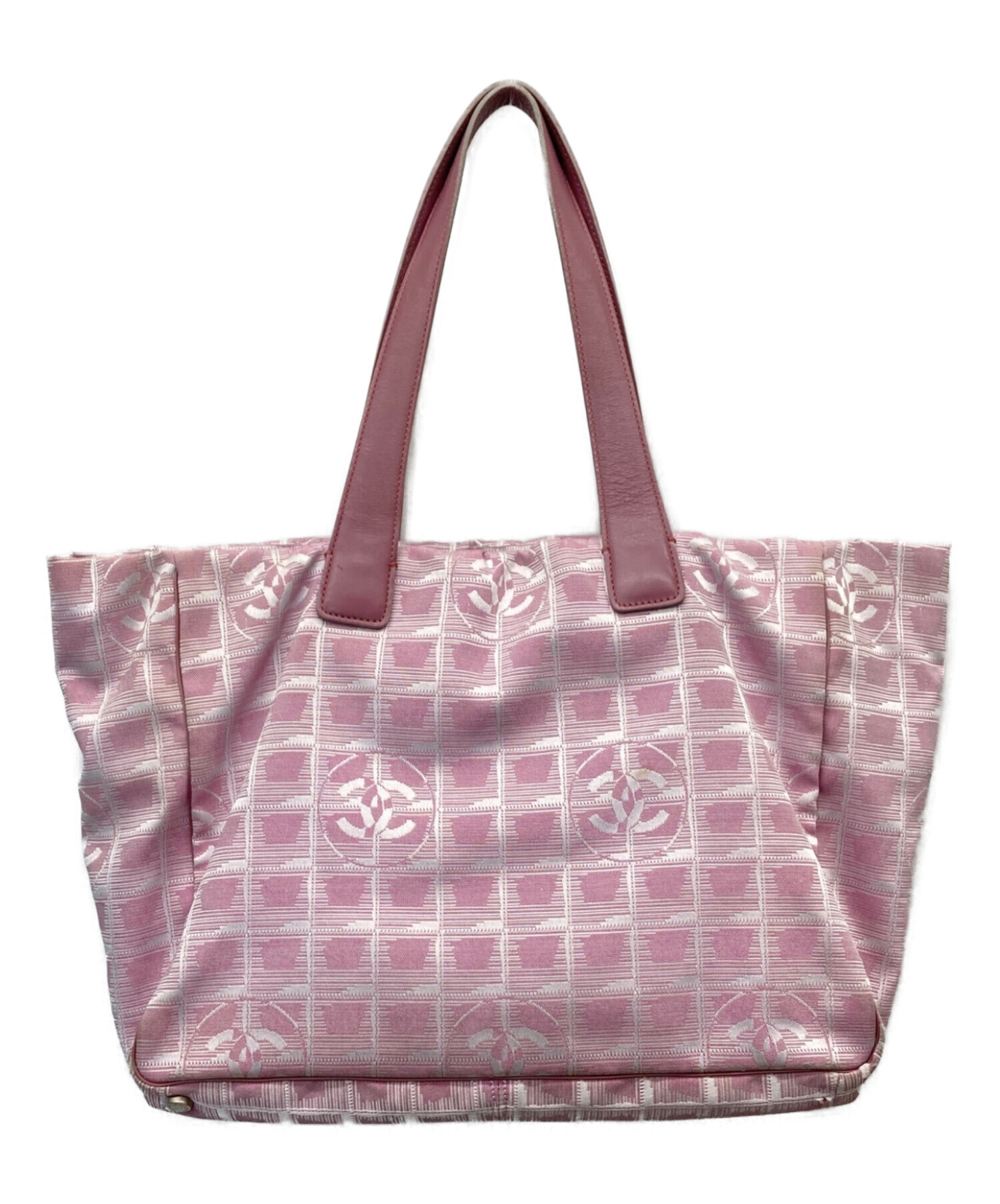 中古・古着通販】CHANEL (シャネル) ニュートラベルライン ピンク