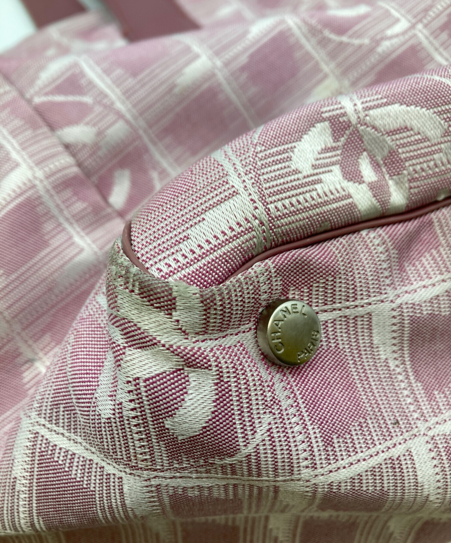中古・古着通販】CHANEL (シャネル) ニュートラベルライン ピンク