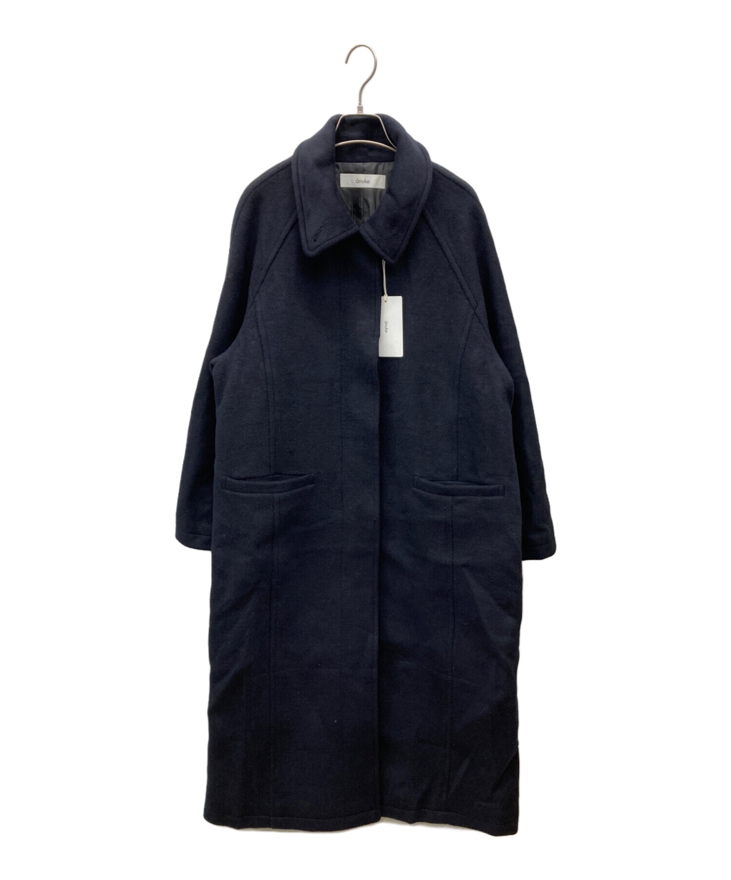 中古・古着通販】ANUKE (アンヌーク) Wool Soutiencollar Coat