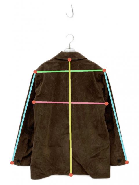 中古・古着通販】ANUKE (アンヌーク) Eco Suede Jacket ブラウン