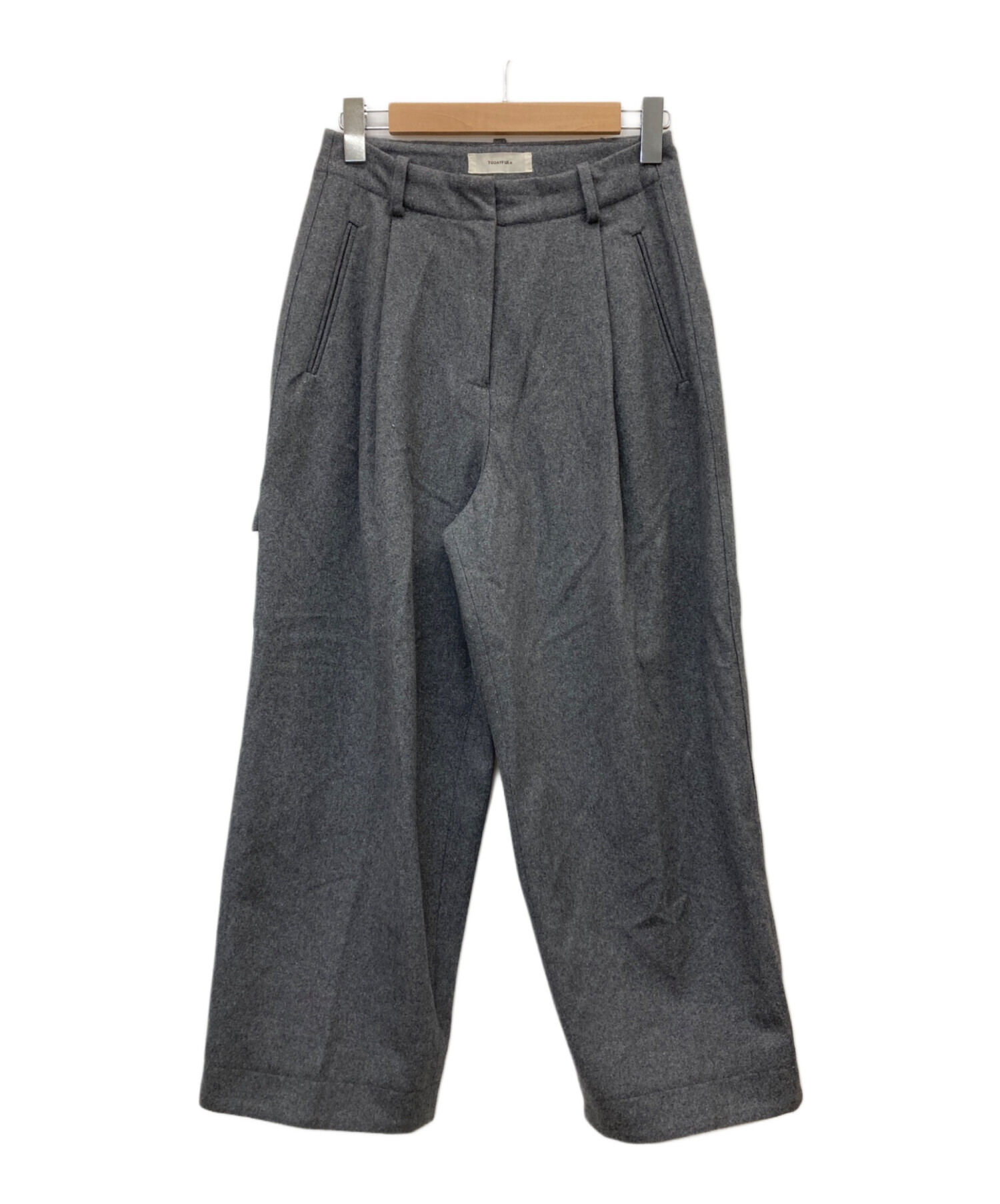 パンツ TODAYFUL Wool Painter Pants 中古・古着通販】TODAYFUL (トゥデイフル) Wool Painter Pants グレー