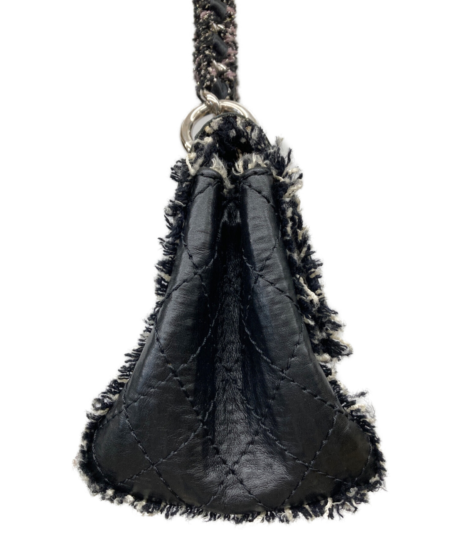 中古・古着通販】CHANEL (シャネル) ココマーク ツイードチェーン